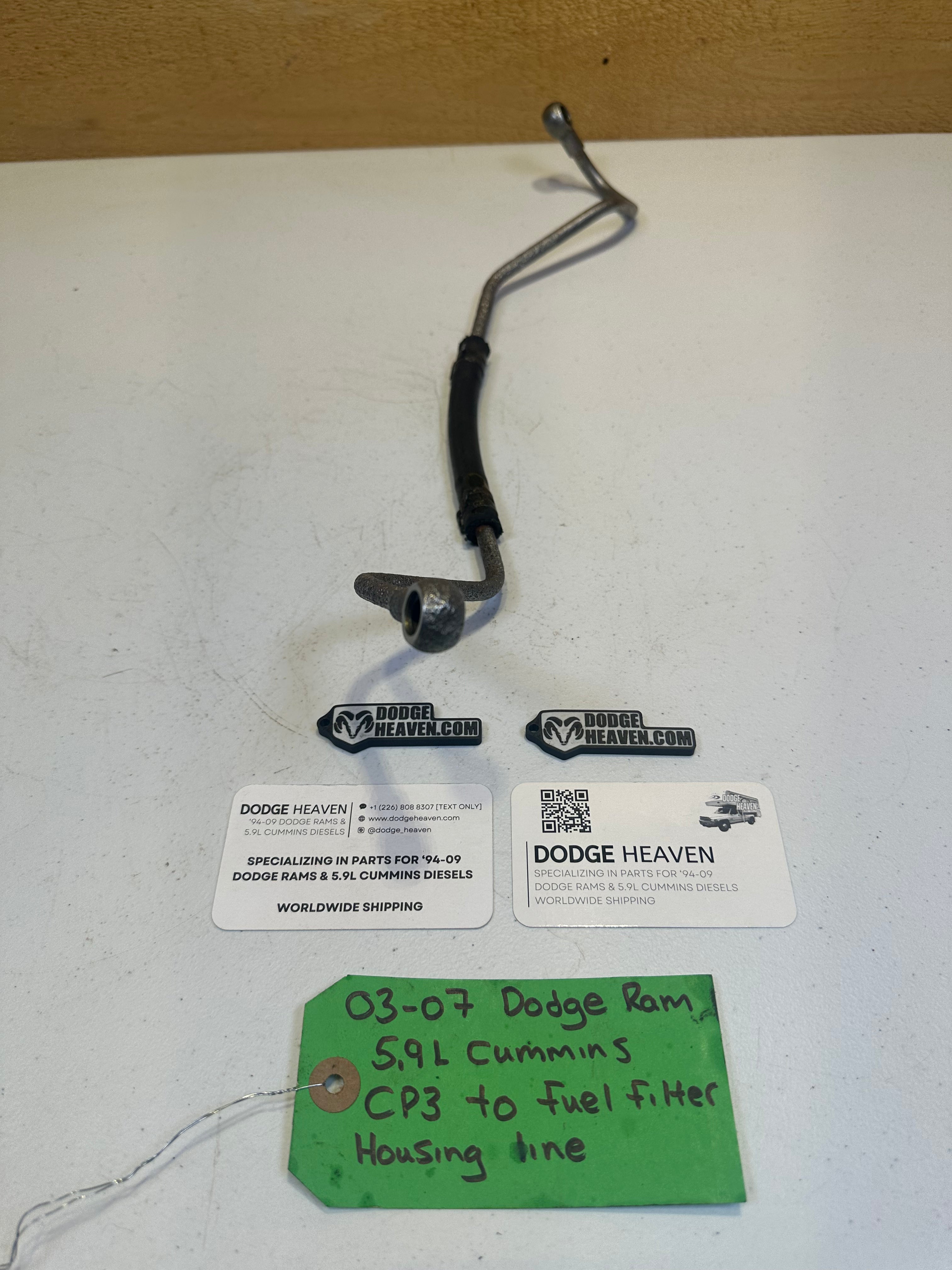 2003-2007 Dodge Ram 5.9L Cummins CP3 to Fuel Filter Housing Fuel Line