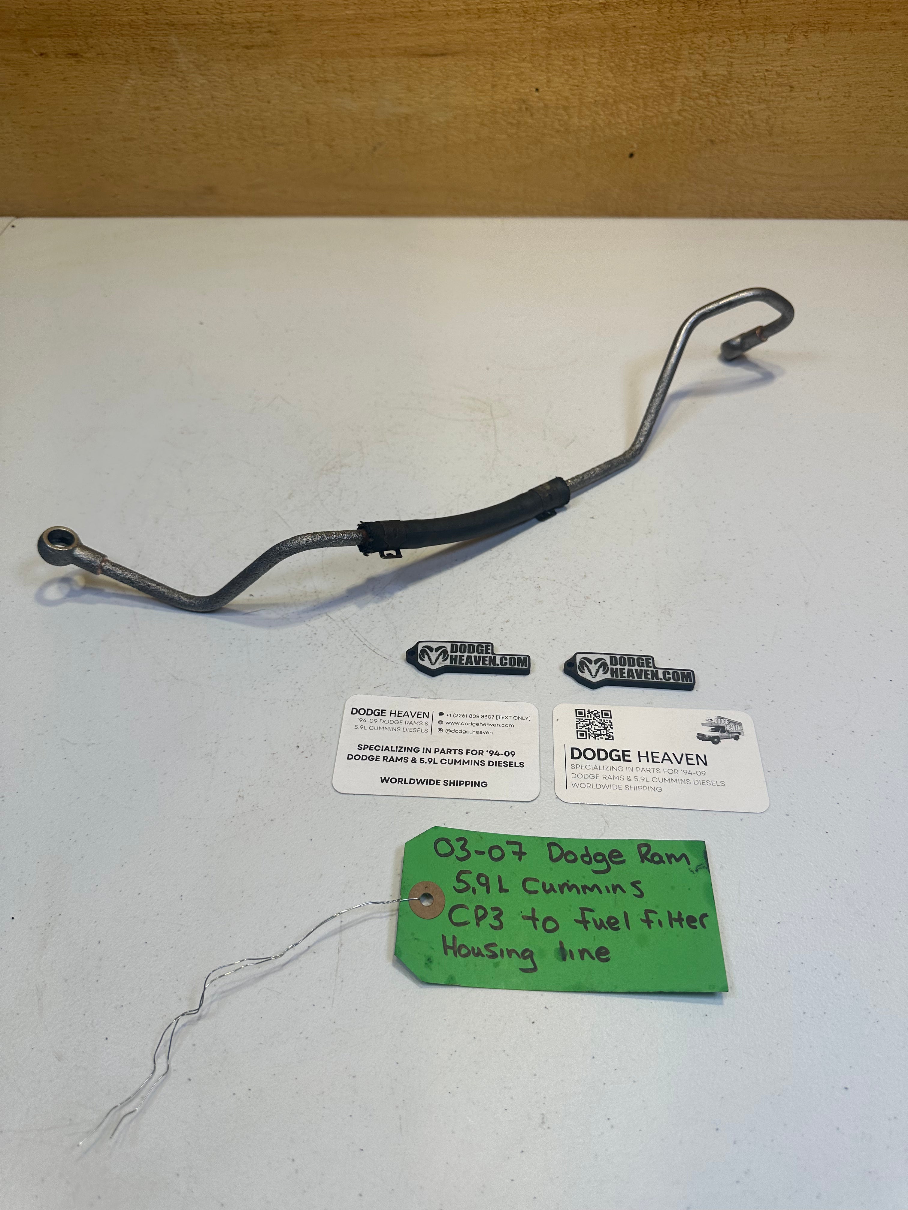 2003-2007 Dodge Ram 5.9L Cummins CP3 to Fuel Filter Housing Fuel Line