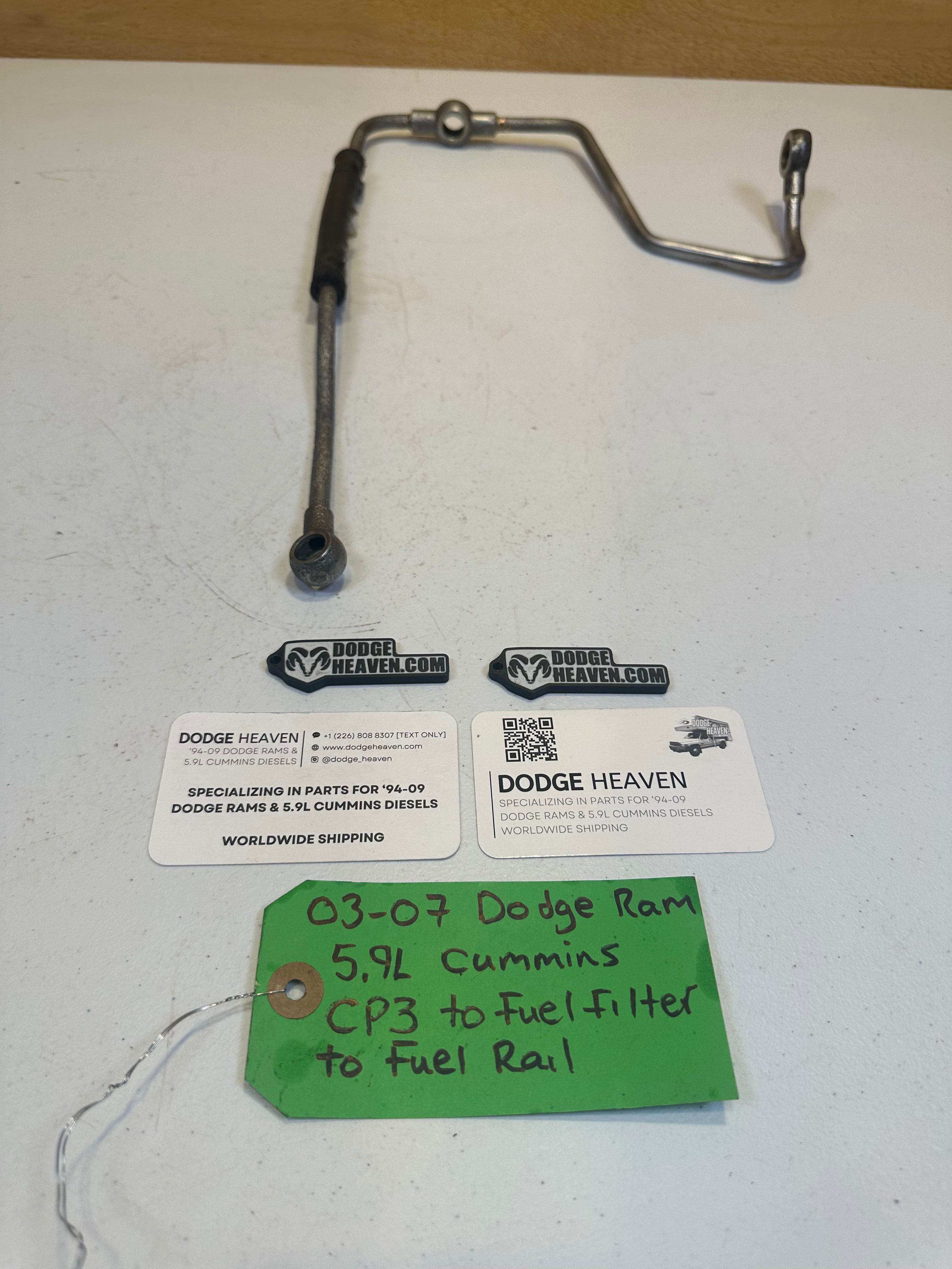 2003-2007 Dodge Ram 5.9L Cummins CP3 to Fuel Filter to Fuel Rail Line