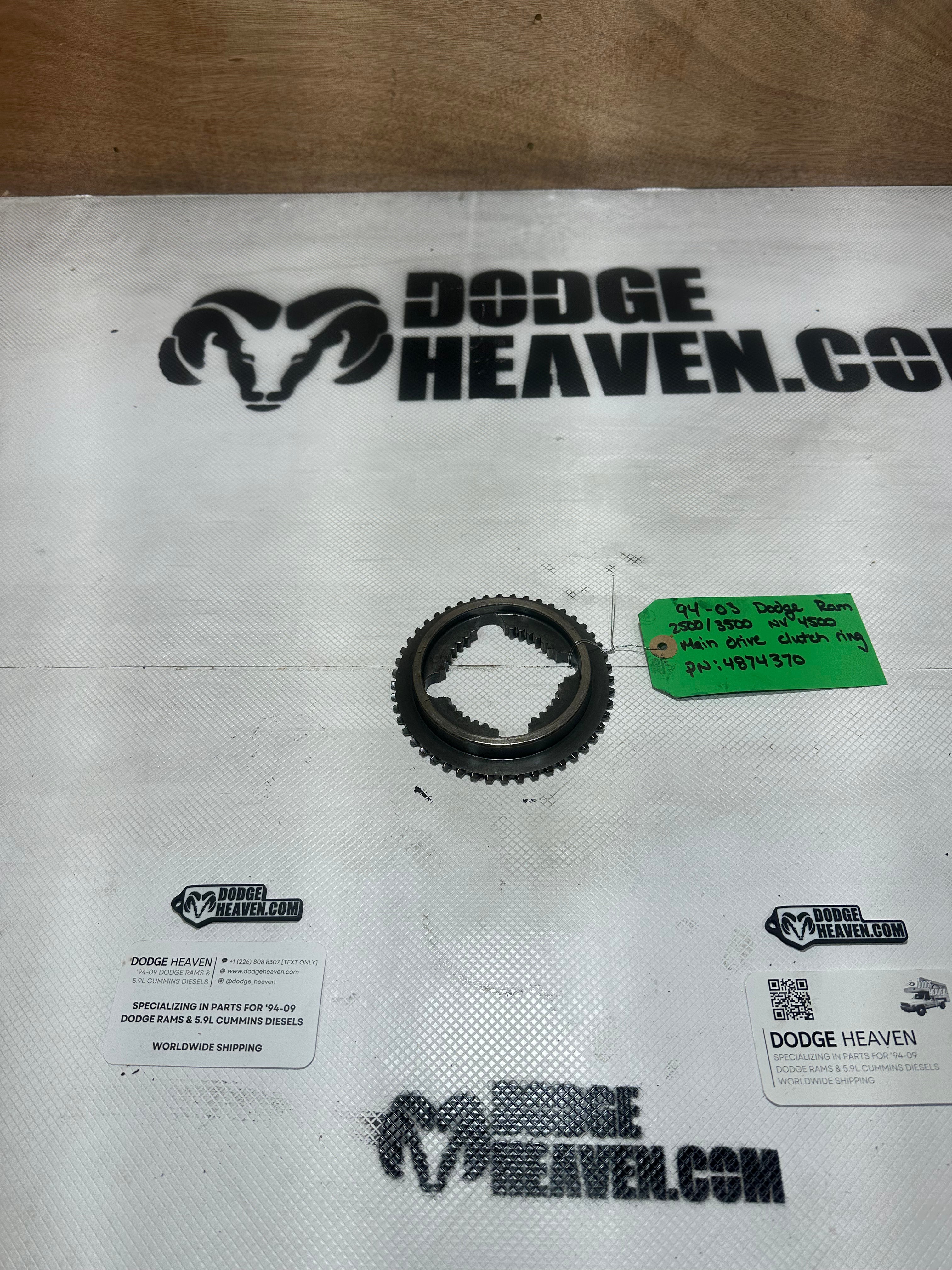 1994-2003 Nv4500 Main Drive Clutch Ring