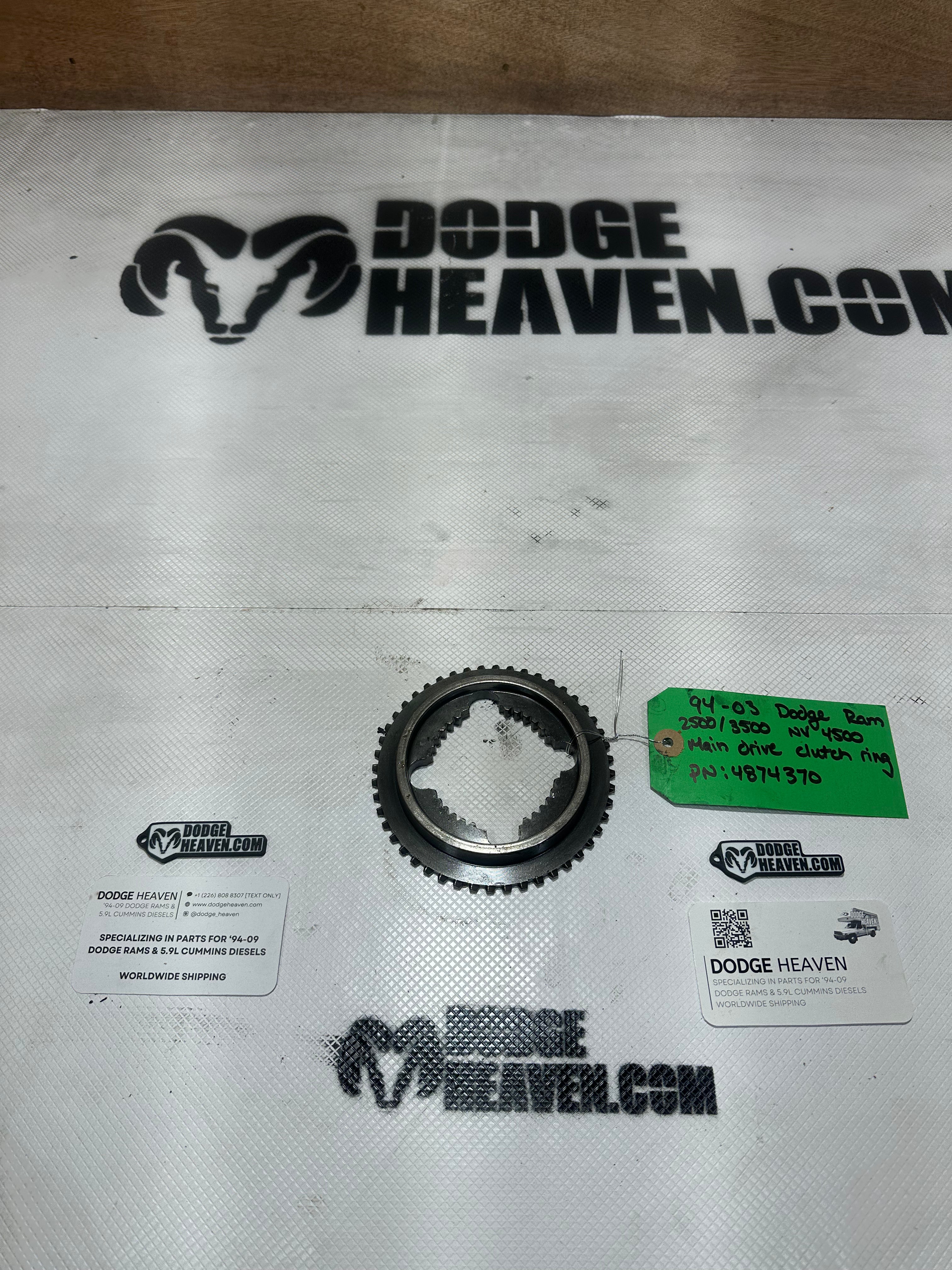 1994-2003 Nv4500 Main Drive Clutch Ring