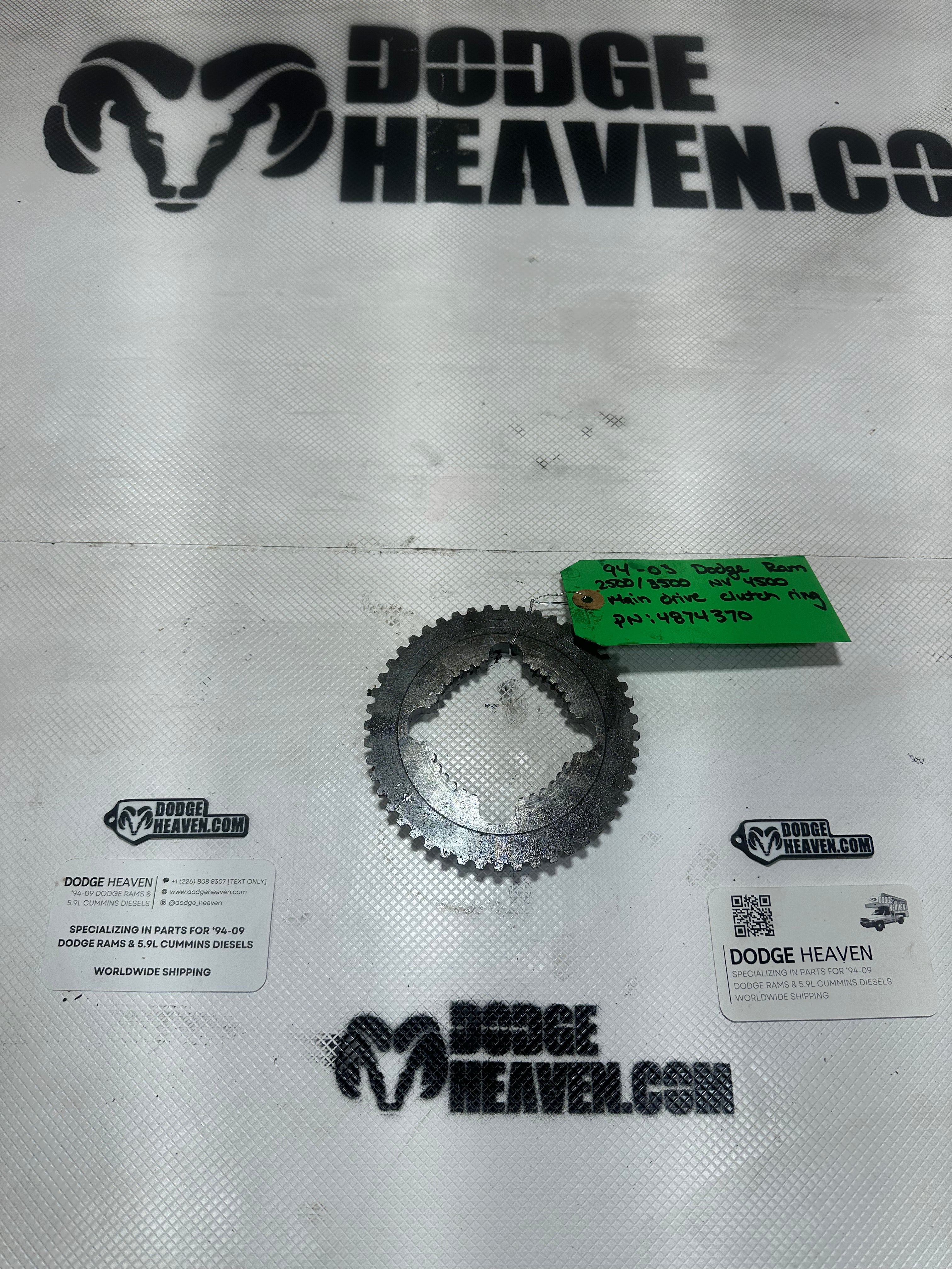 1994-2003 Nv4500 Main Drive Clutch Ring
