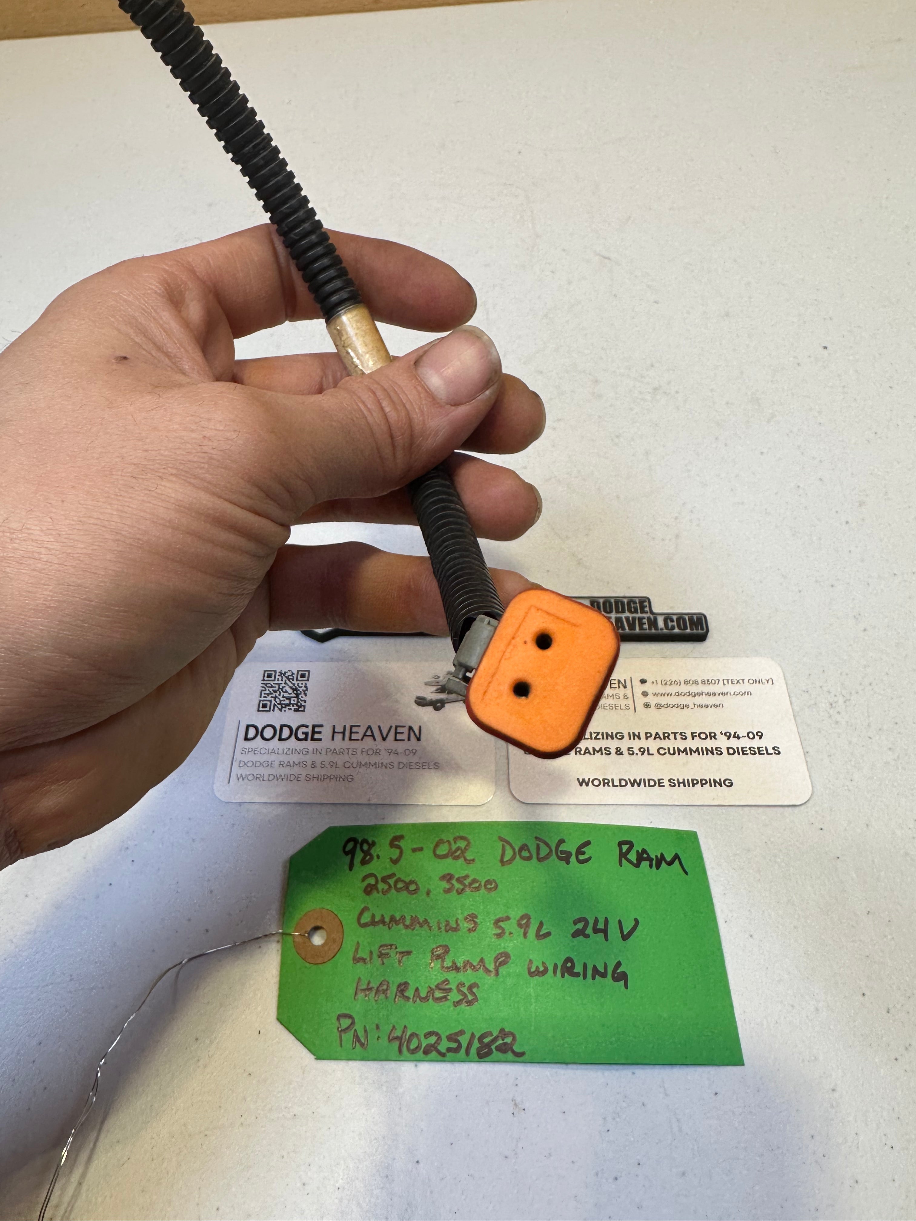 1998.5-2002 Dodge Ram 5.9L 24V Cummins Lift Pump Wiring Harness
