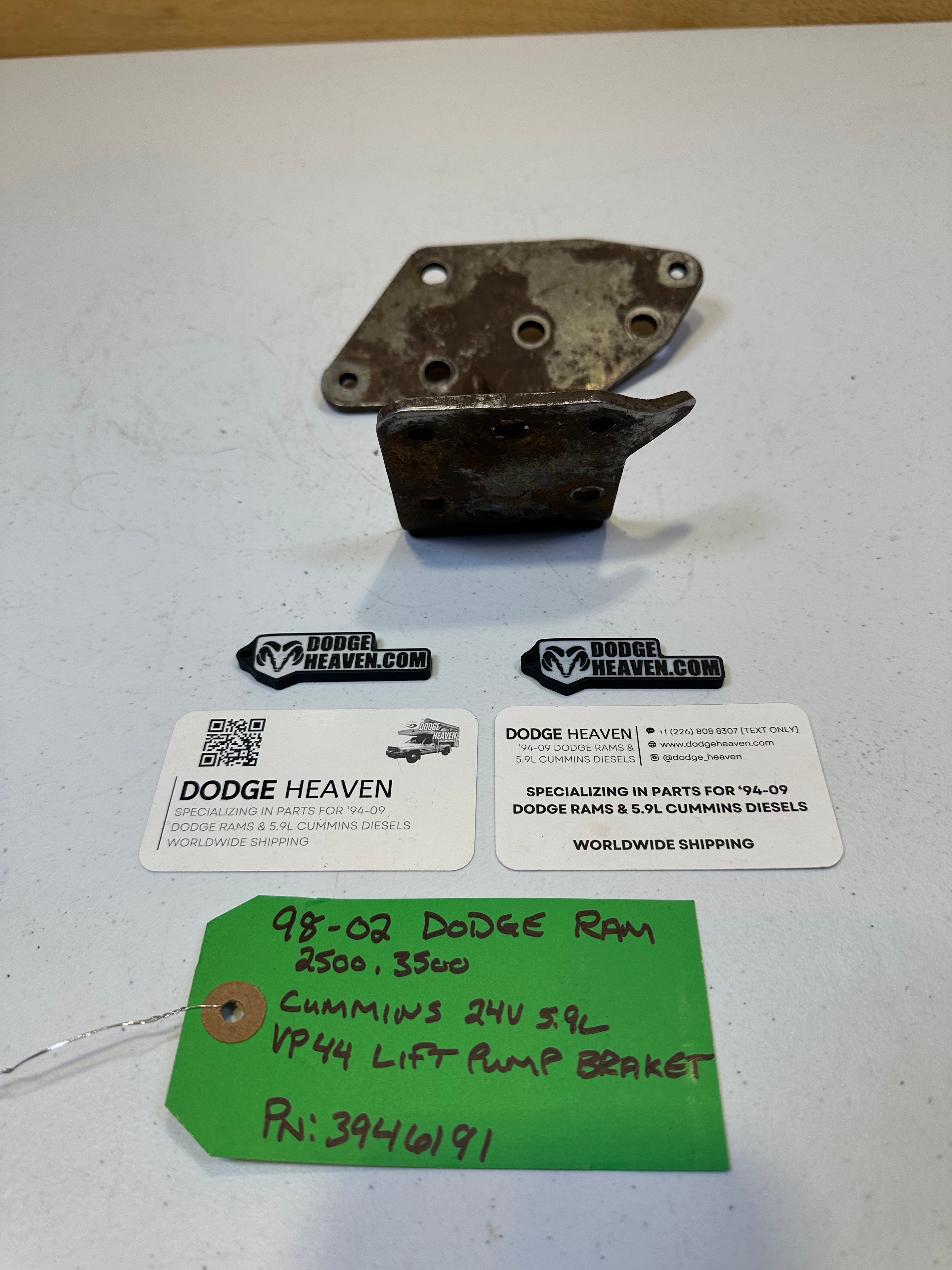 1998.5-2002 Dodge Ram 24 Valve 5.9L Cummins VP44 Lift Pump Bracket