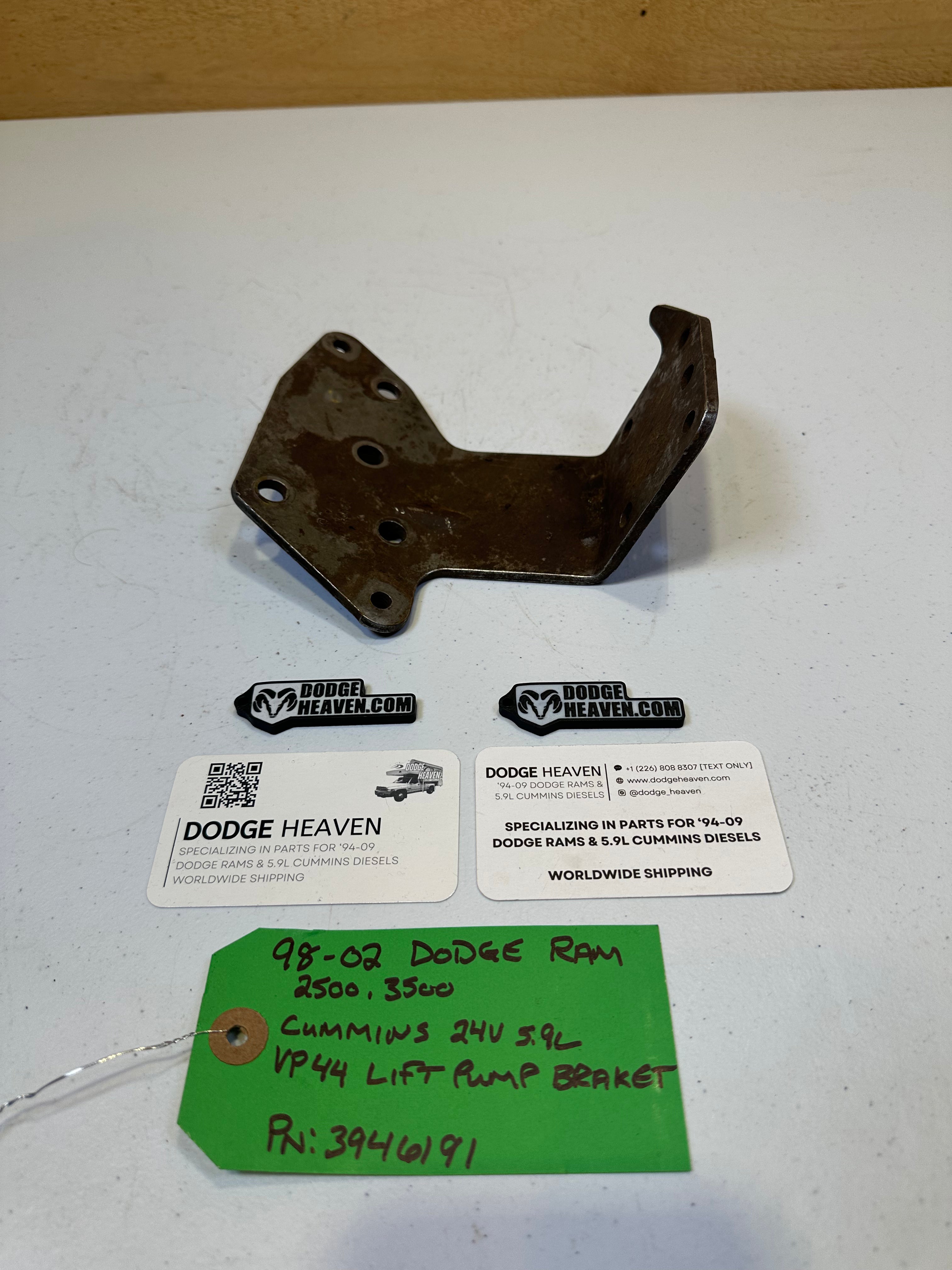 1998.5-2002 Dodge Ram 24 Valve 5.9L Cummins VP44 Lift Pump Bracket