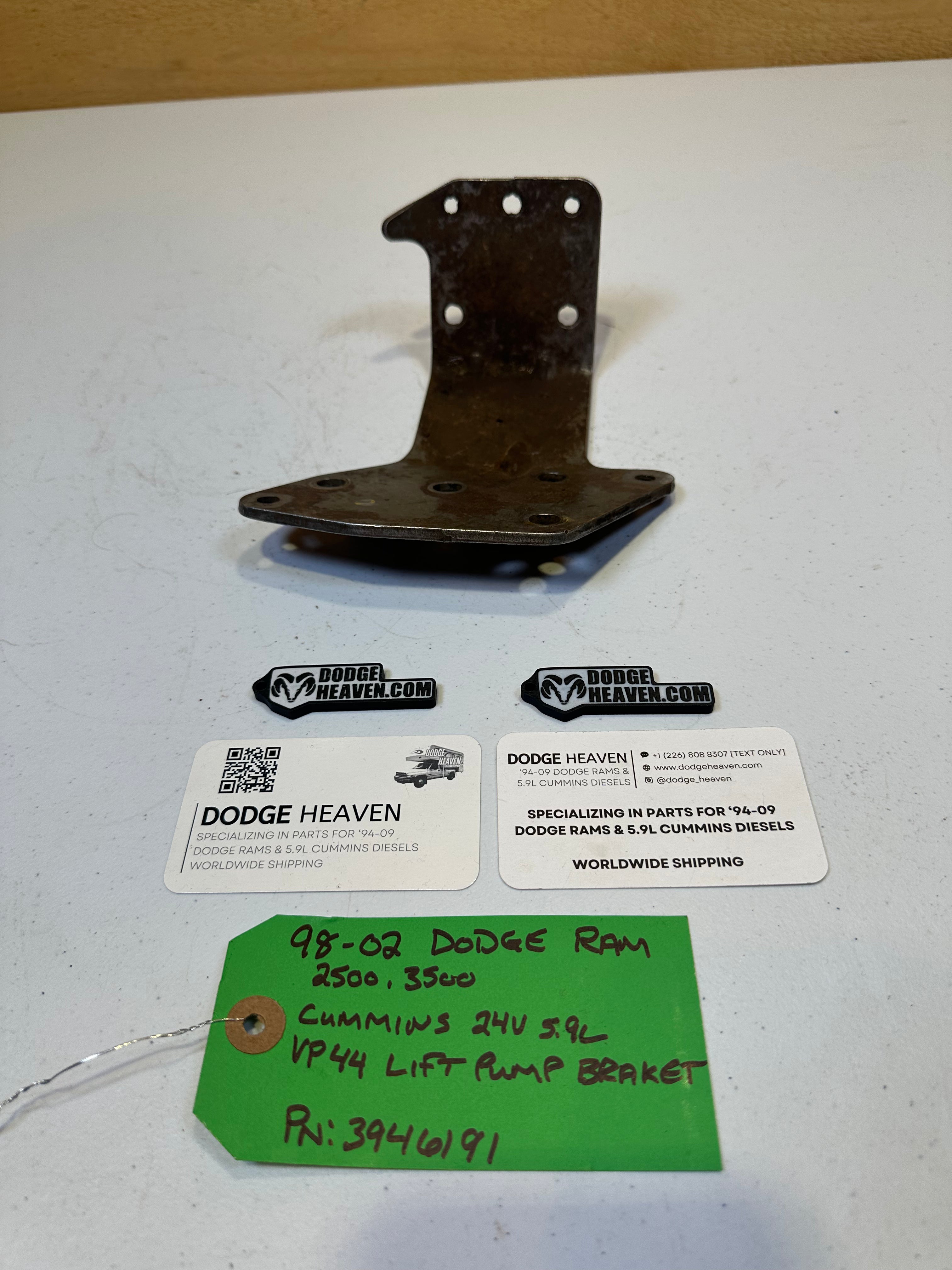 1998.5-2002 Dodge Ram 24 Valve 5.9L Cummins VP44 Lift Pump Bracket