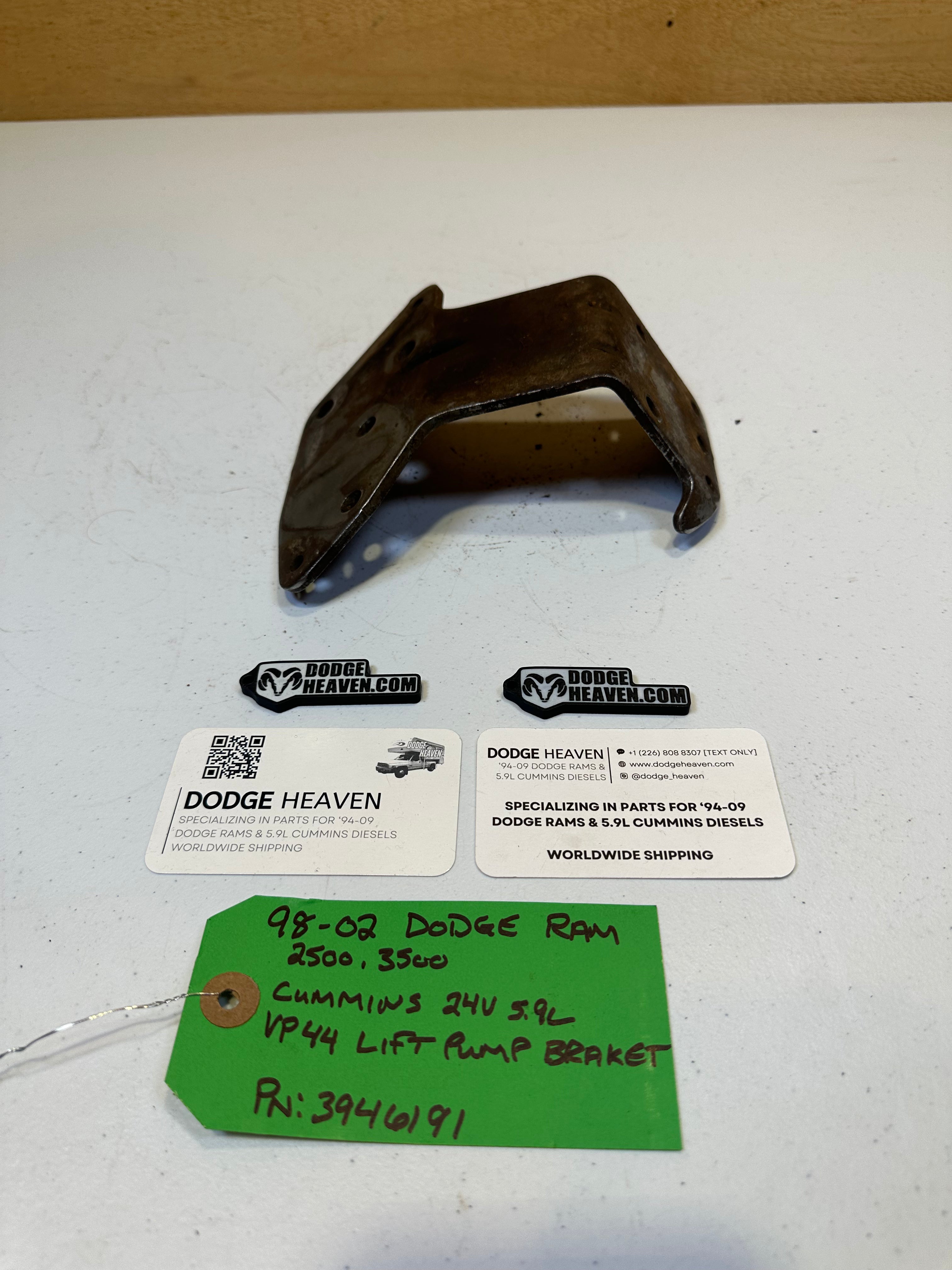 1998.5-2002 Dodge Ram 24 Valve 5.9L Cummins VP44 Lift Pump Bracket