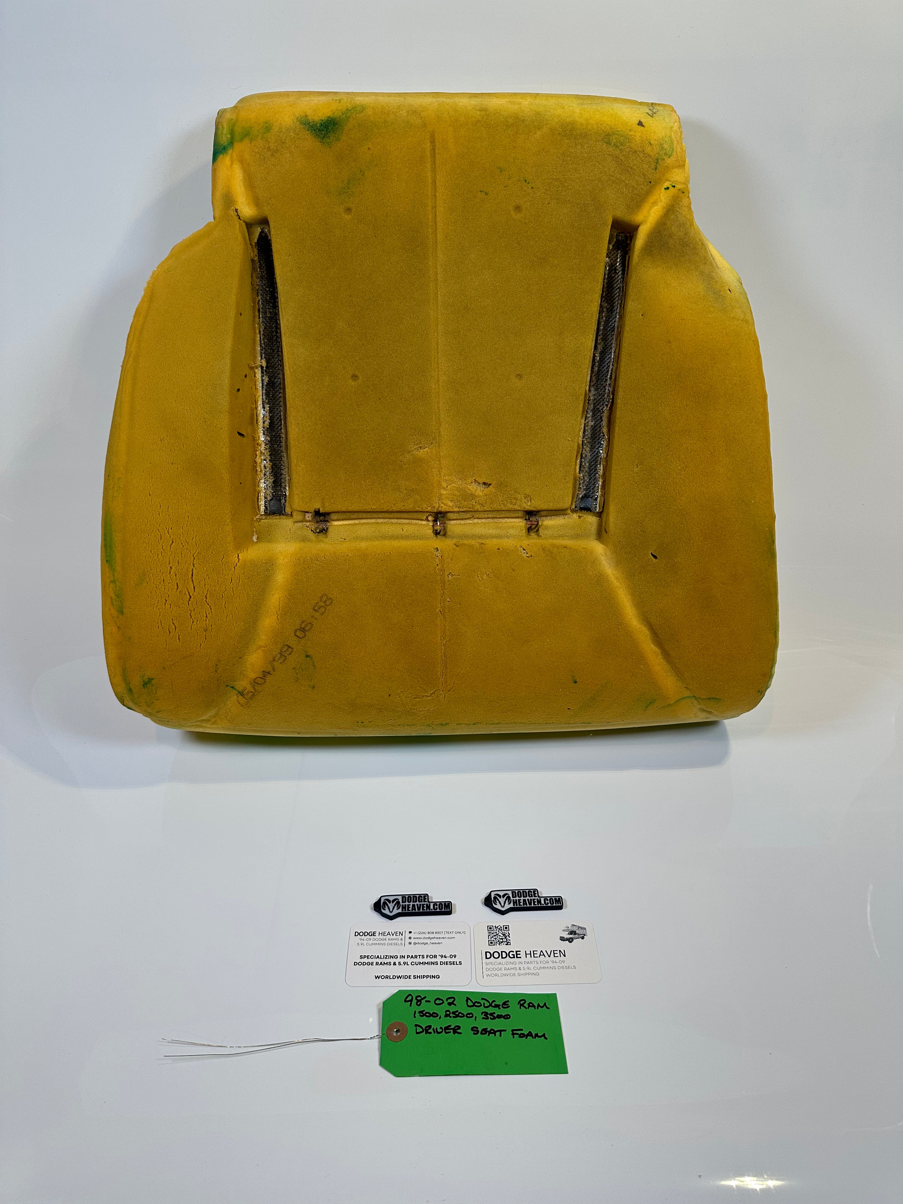 1998-2002 Dodge Ram 1500 2500 3500 Driver Side Seat Foam / Cushion