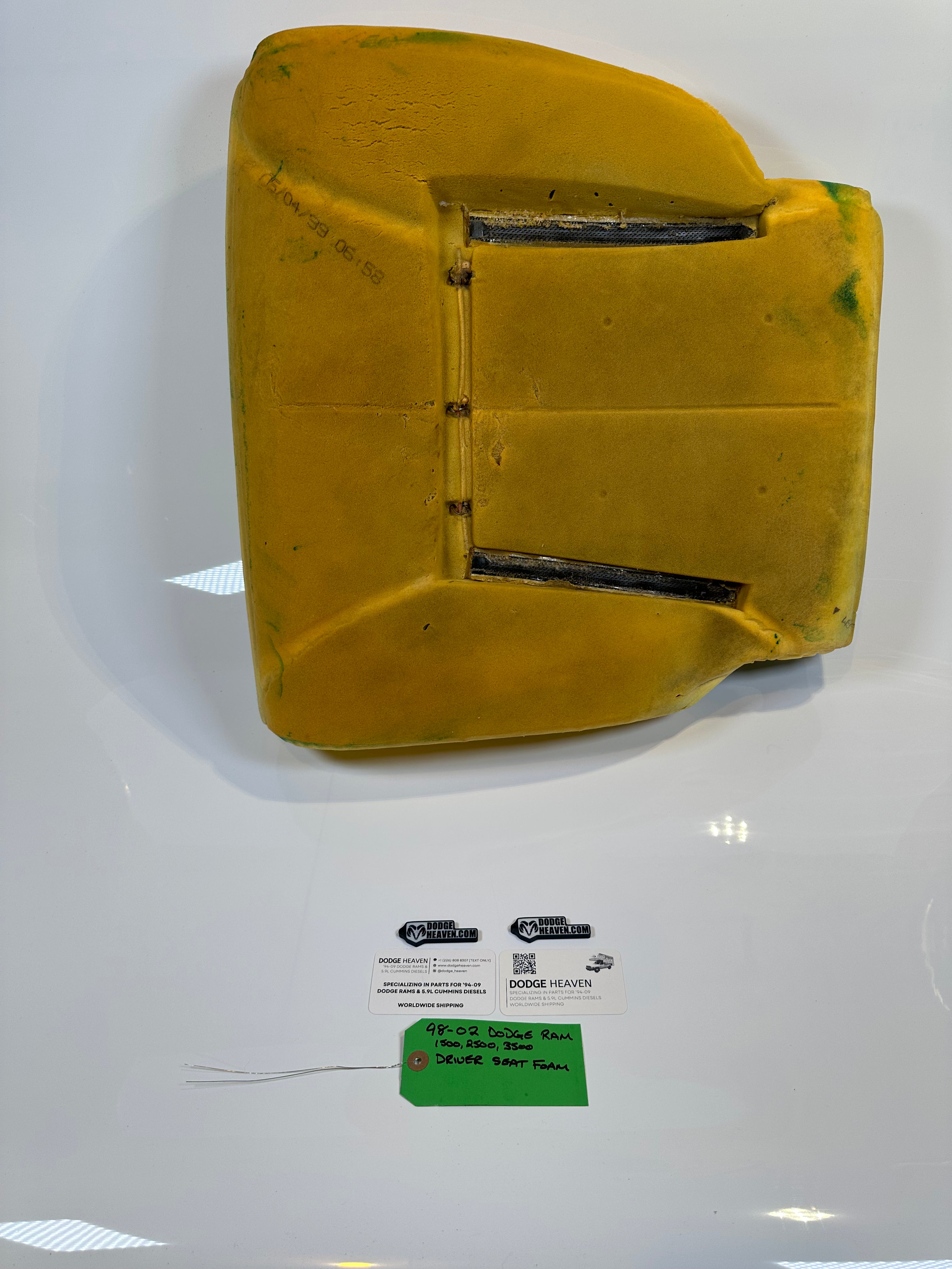 1998-2002 Dodge Ram 1500 2500 3500 Driver Side Seat Foam / Cushion