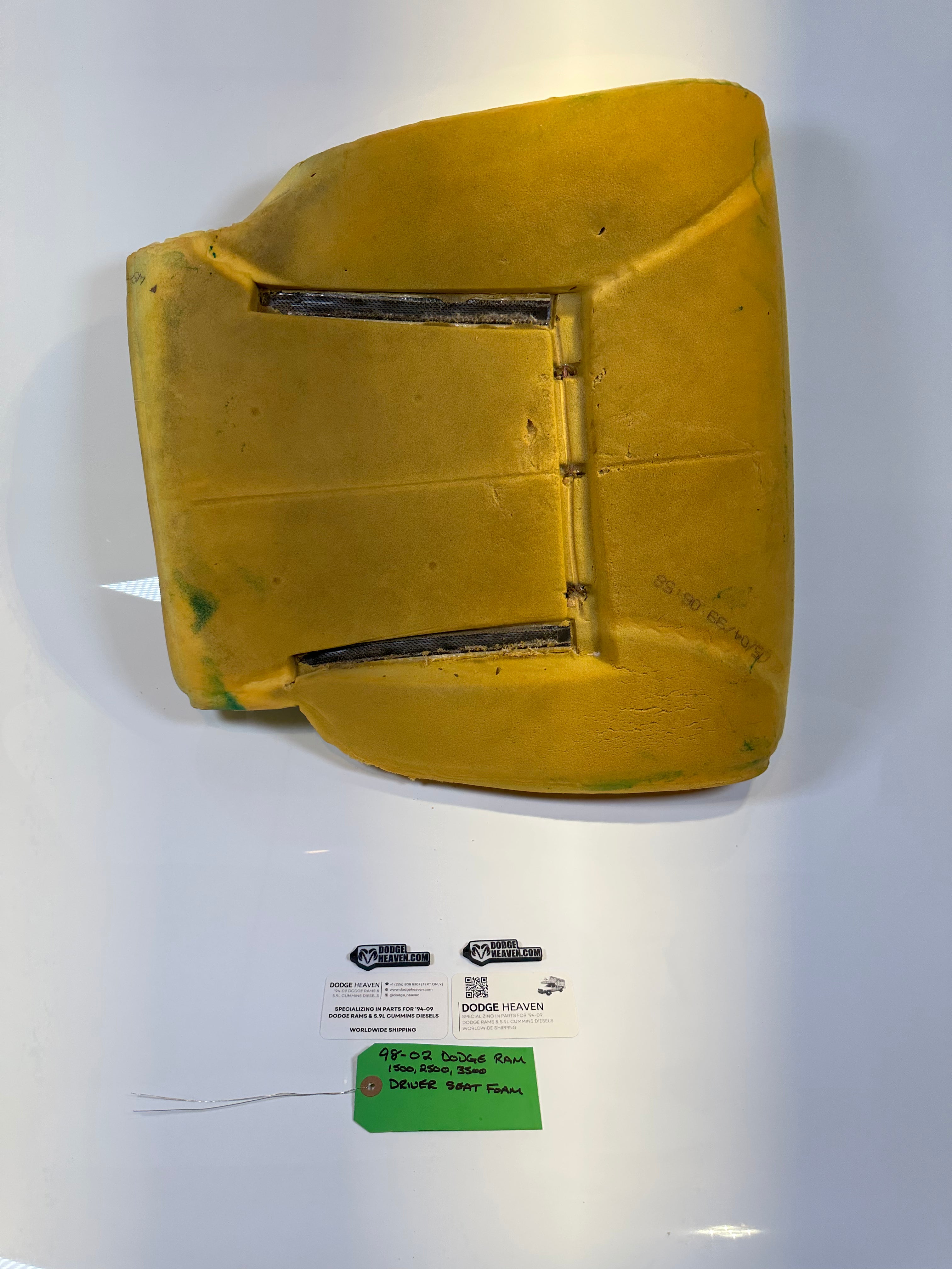 1998-2002 Dodge Ram 1500 2500 3500 Driver Side Seat Foam / Cushion