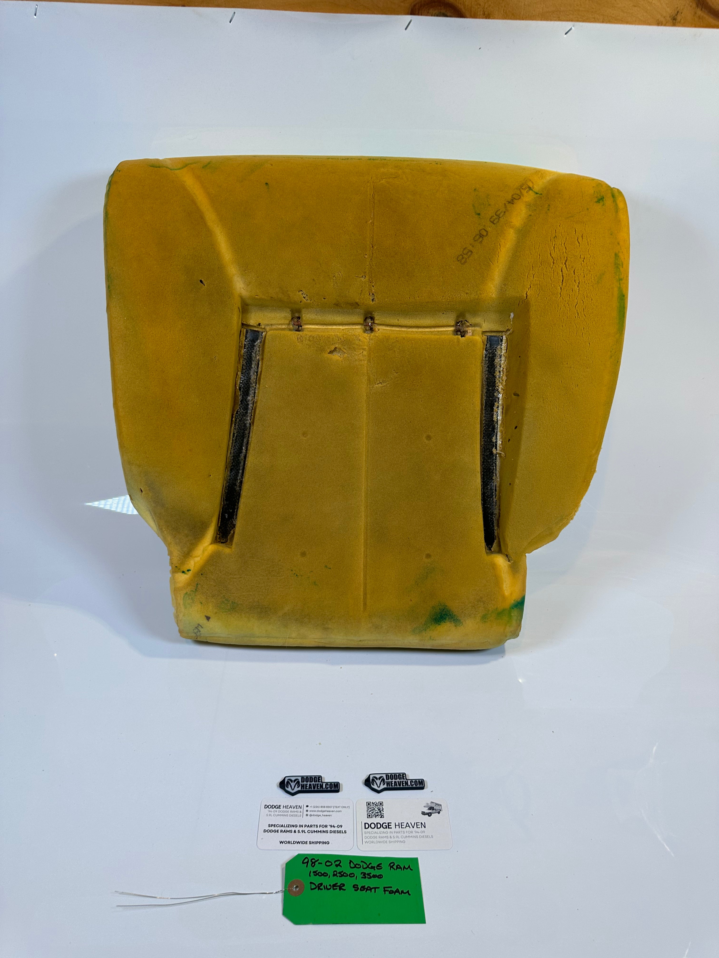 1998-2002 Dodge Ram 1500 2500 3500 Driver Side Seat Foam / Cushion