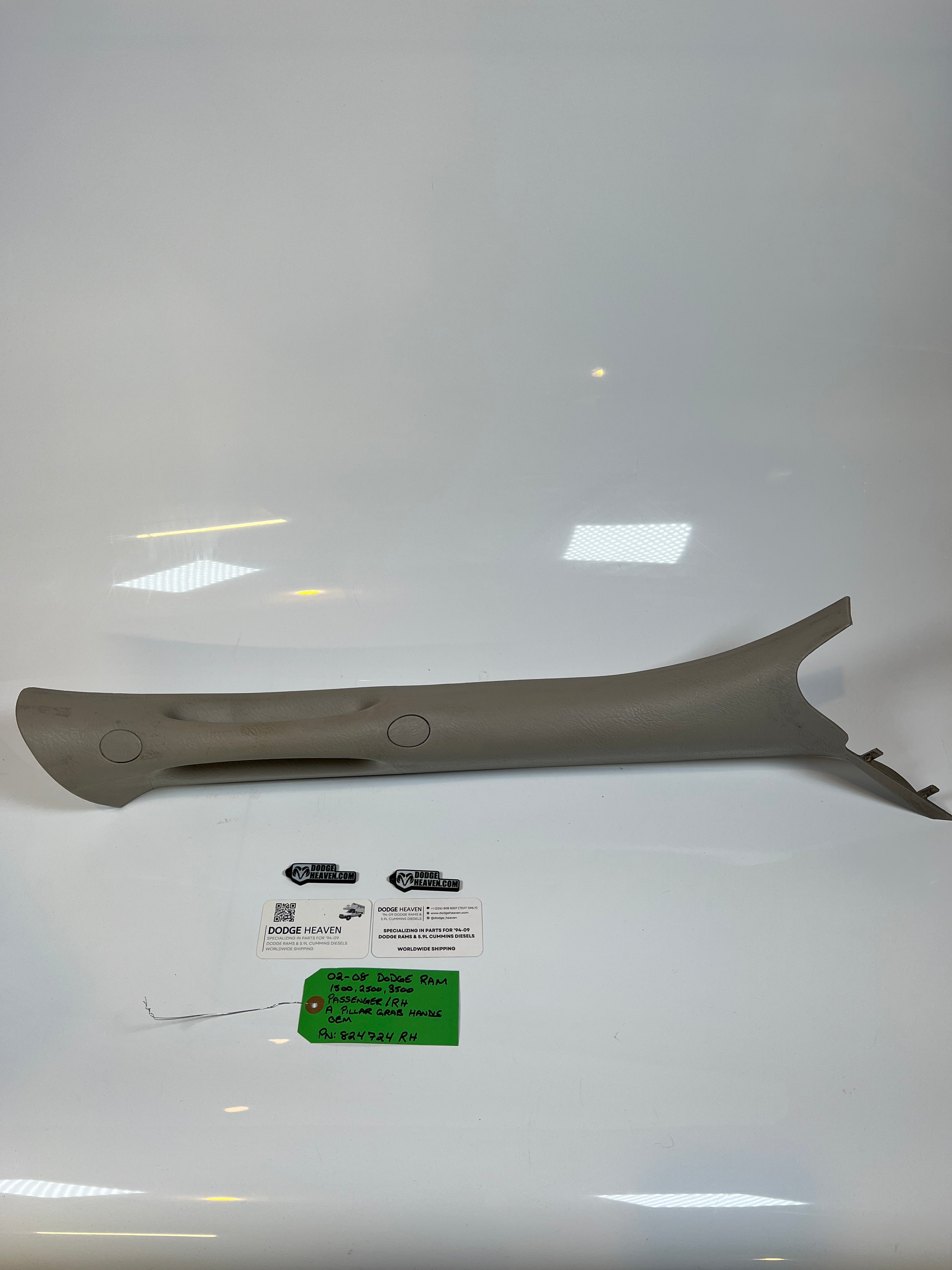 2002-2009 Dodge Ram Passenger / RH A Pillar Grab Handle 1500 2500 3500