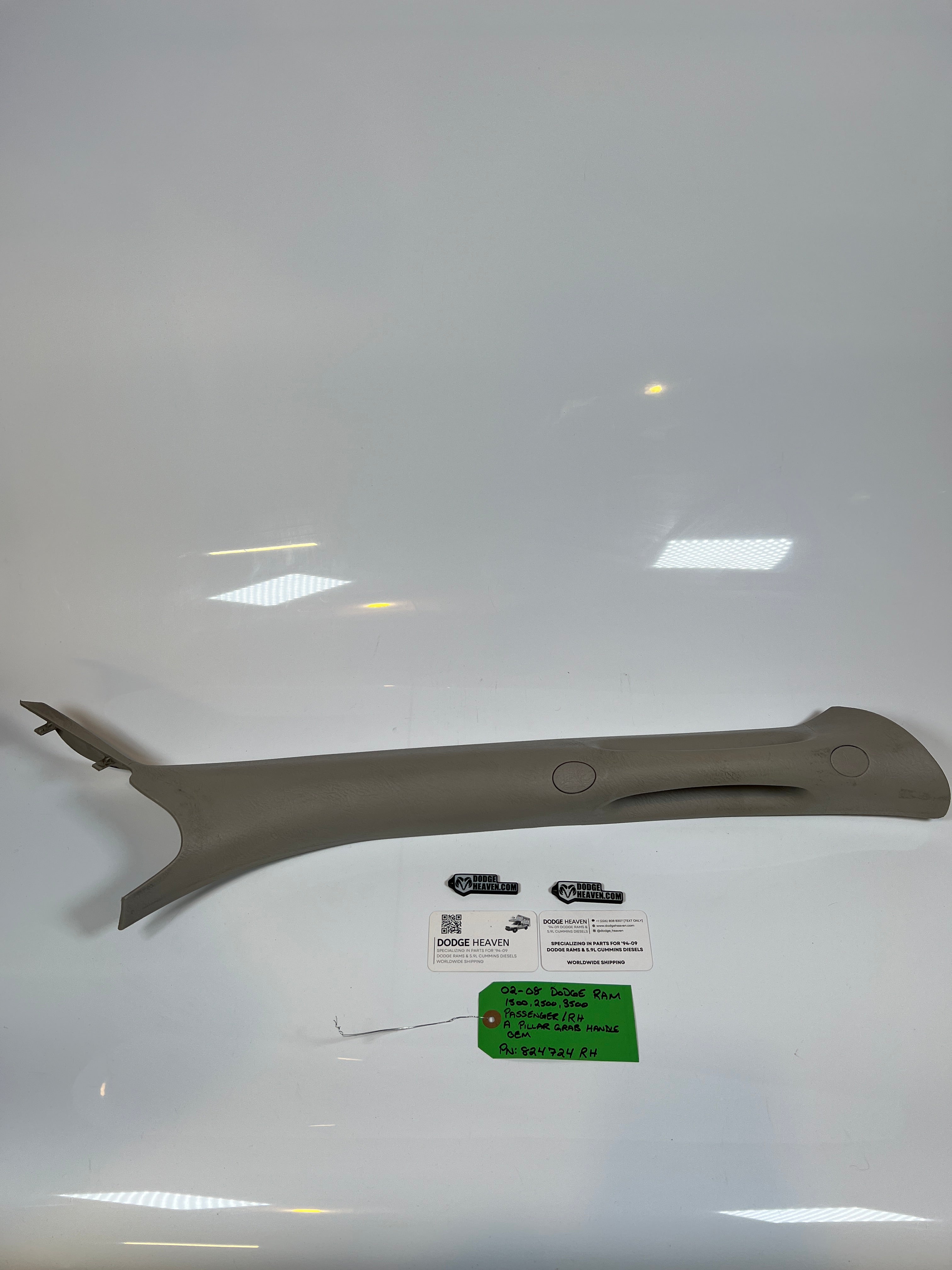 2002-2009 Dodge Ram Passenger / RH A Pillar Grab Handle 1500 2500 3500