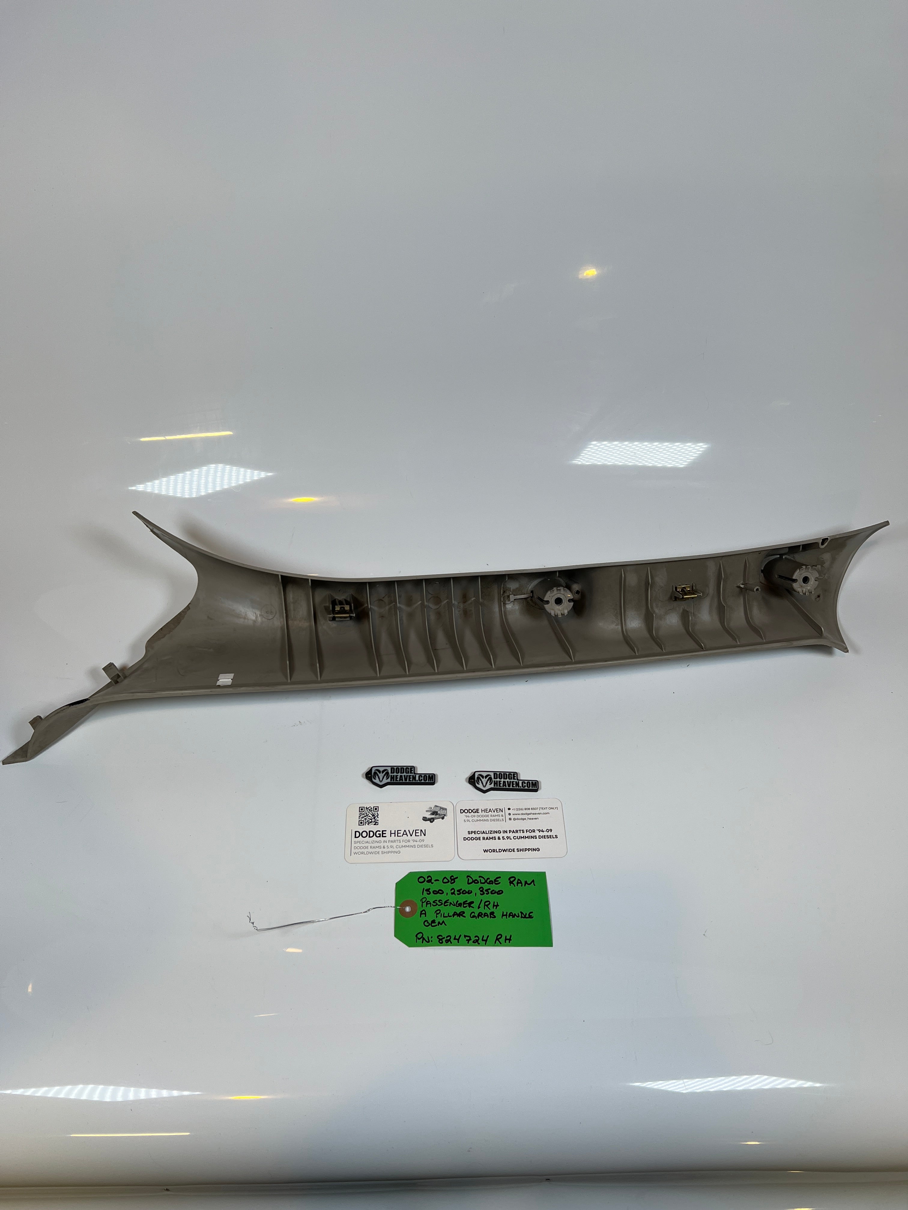2002-2009 Dodge Ram Passenger / RH A Pillar Grab Handle 1500 2500 3500