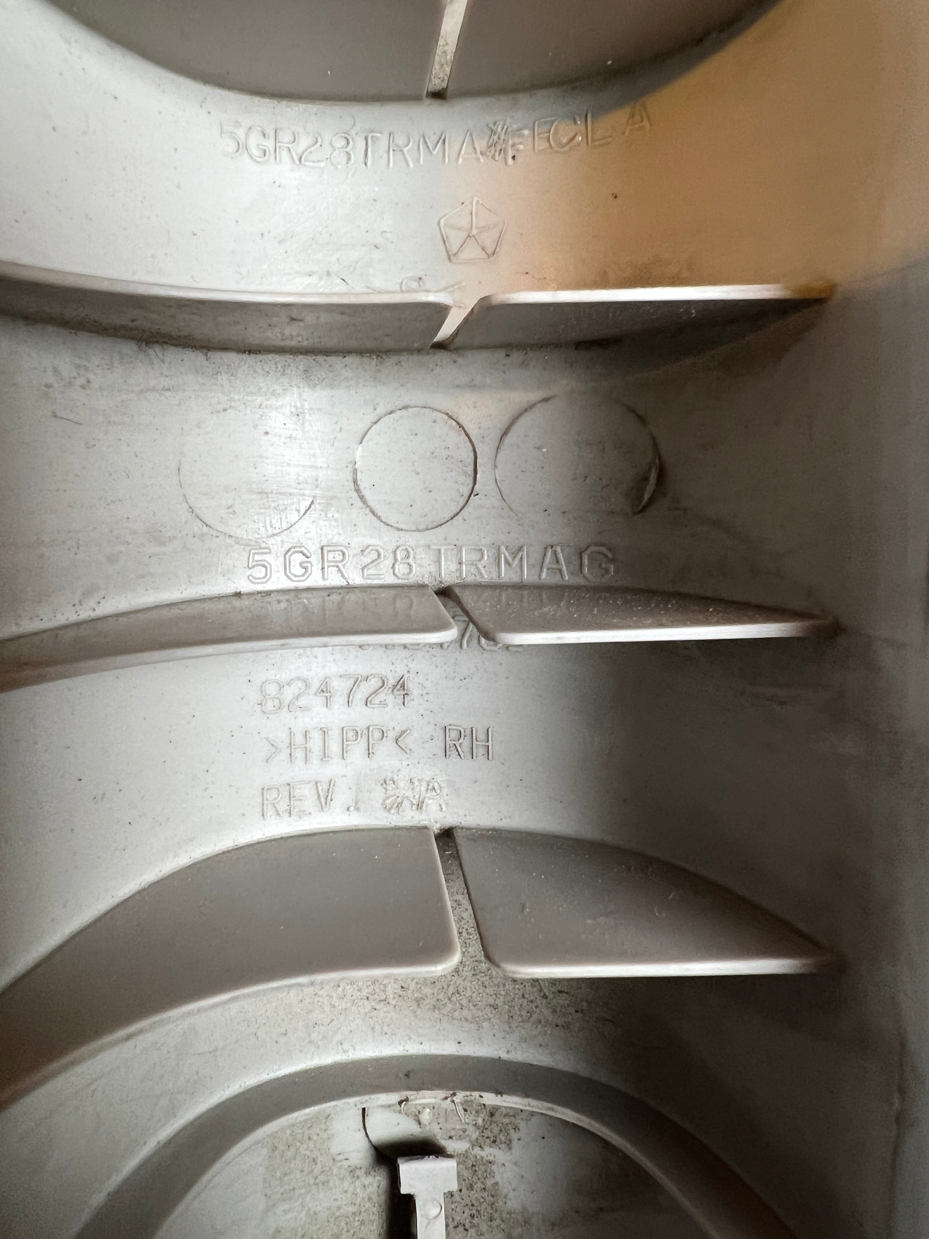 2002-2009 Dodge Ram Passenger / RH A Pillar Grab Handle 1500 2500 3500