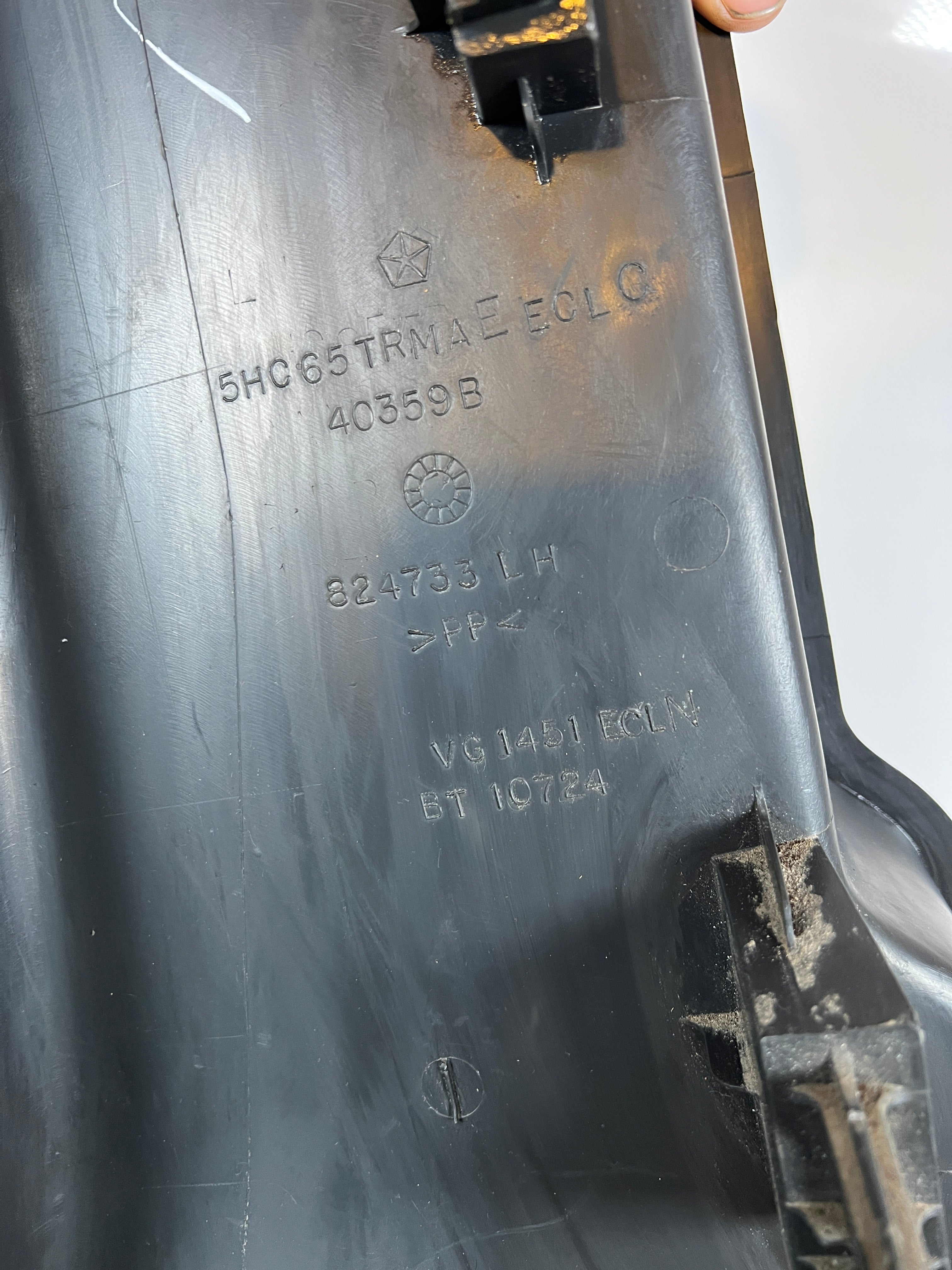 2002-2005 Dodge Ram Lower C Pillar Trim Driver Slate Dark Grey