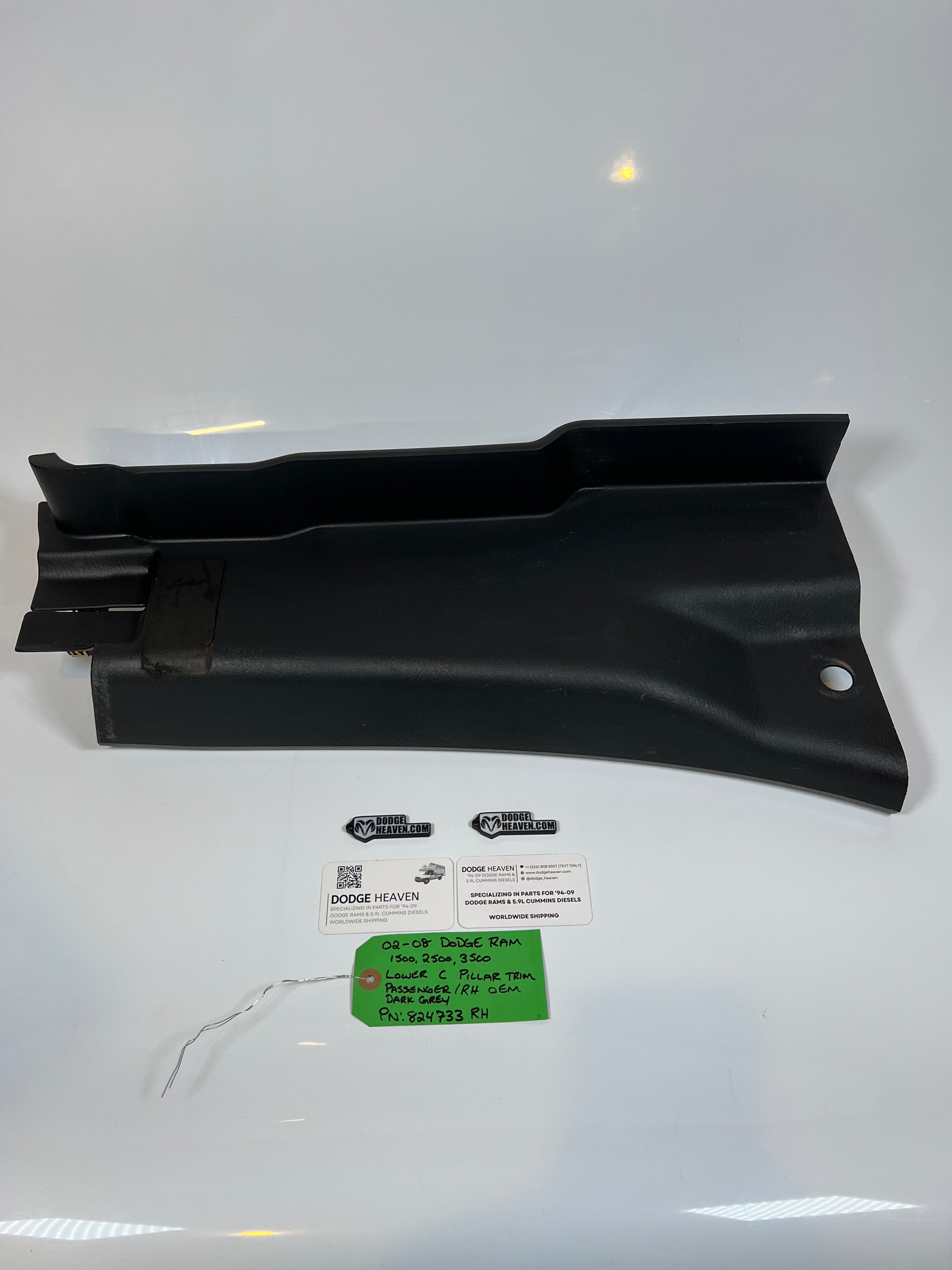 2002-2005 Dodge Ram Lower C Pillar Trim Passenger Slate Dark Grey