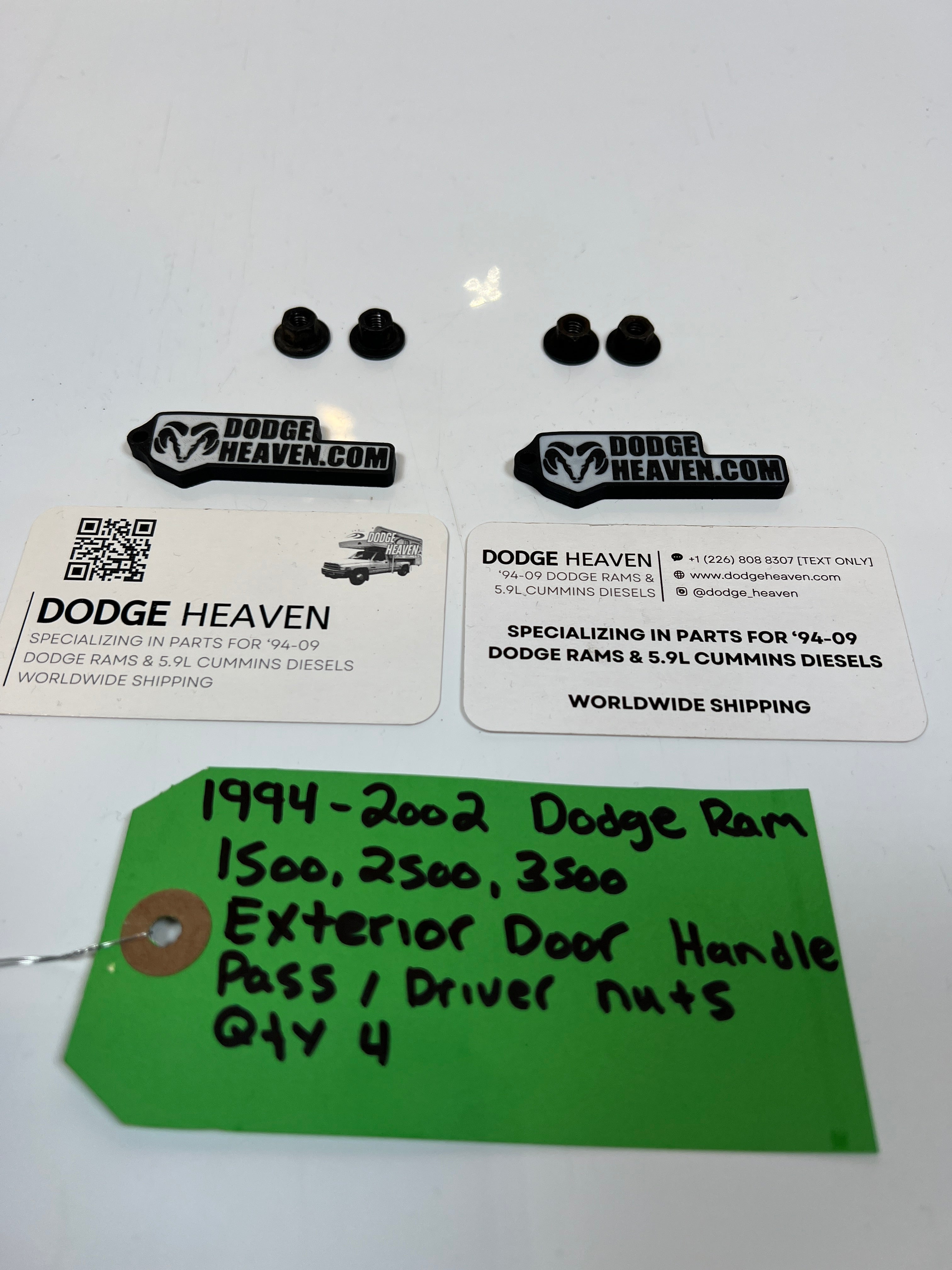 1994-2002 Dodge Ram Exterior Door Handle Pass / Driver Nuts 1500-3500