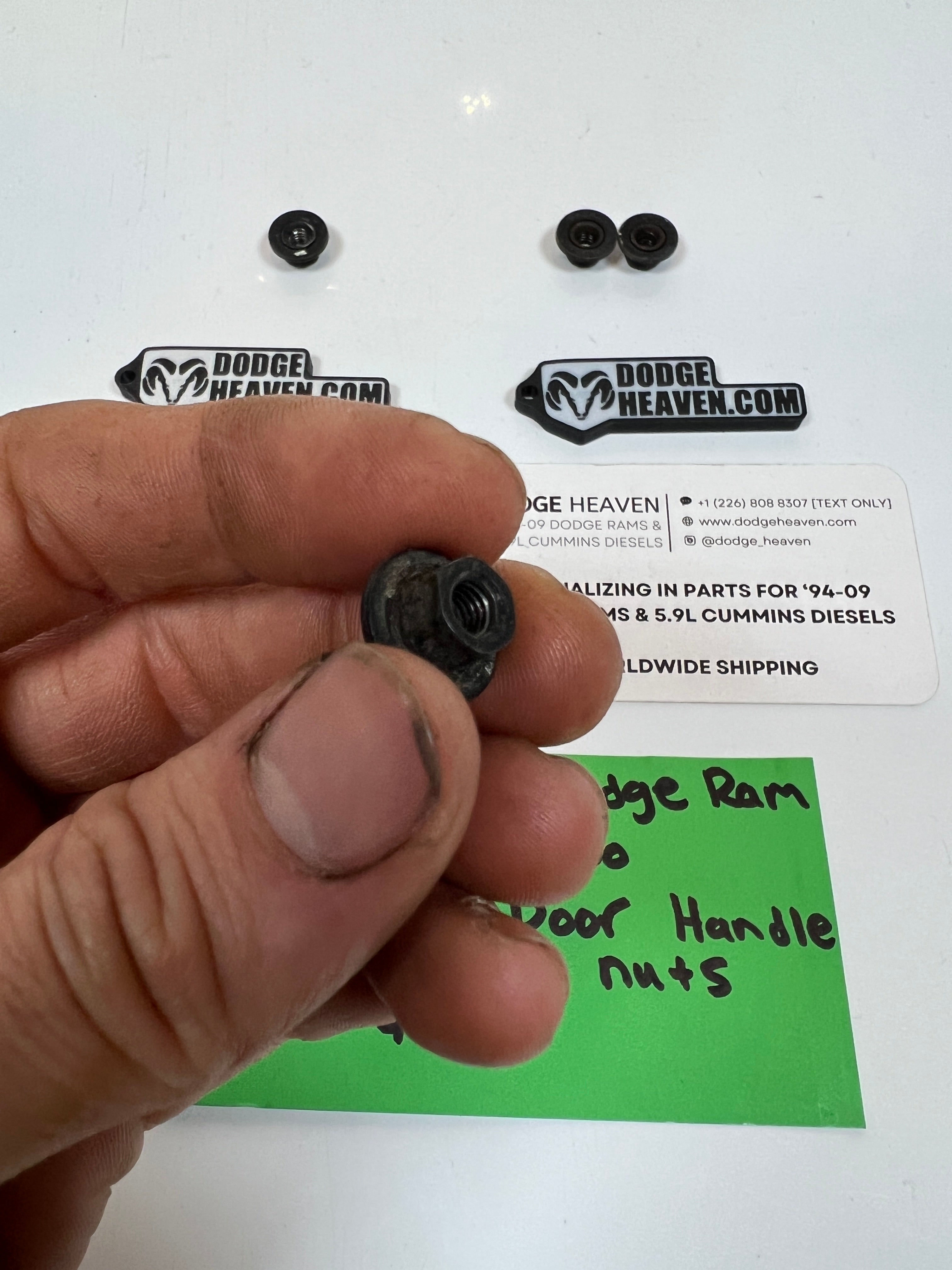 1994-2002 Dodge Ram Exterior Door Handle Pass / Driver Nuts 1500-3500