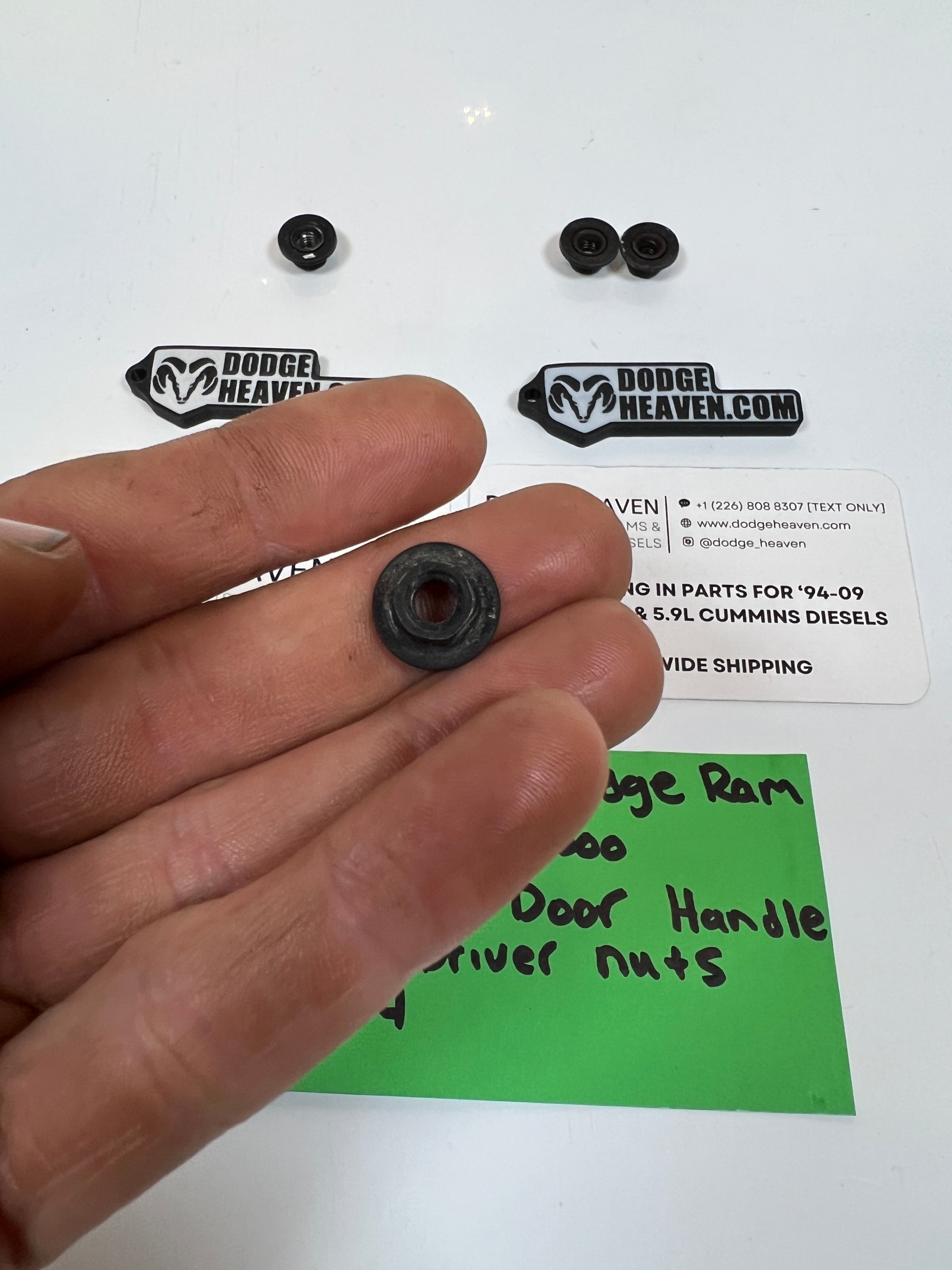 1994-2002 Dodge Ram Exterior Door Handle Pass / Driver Nuts 1500-3500