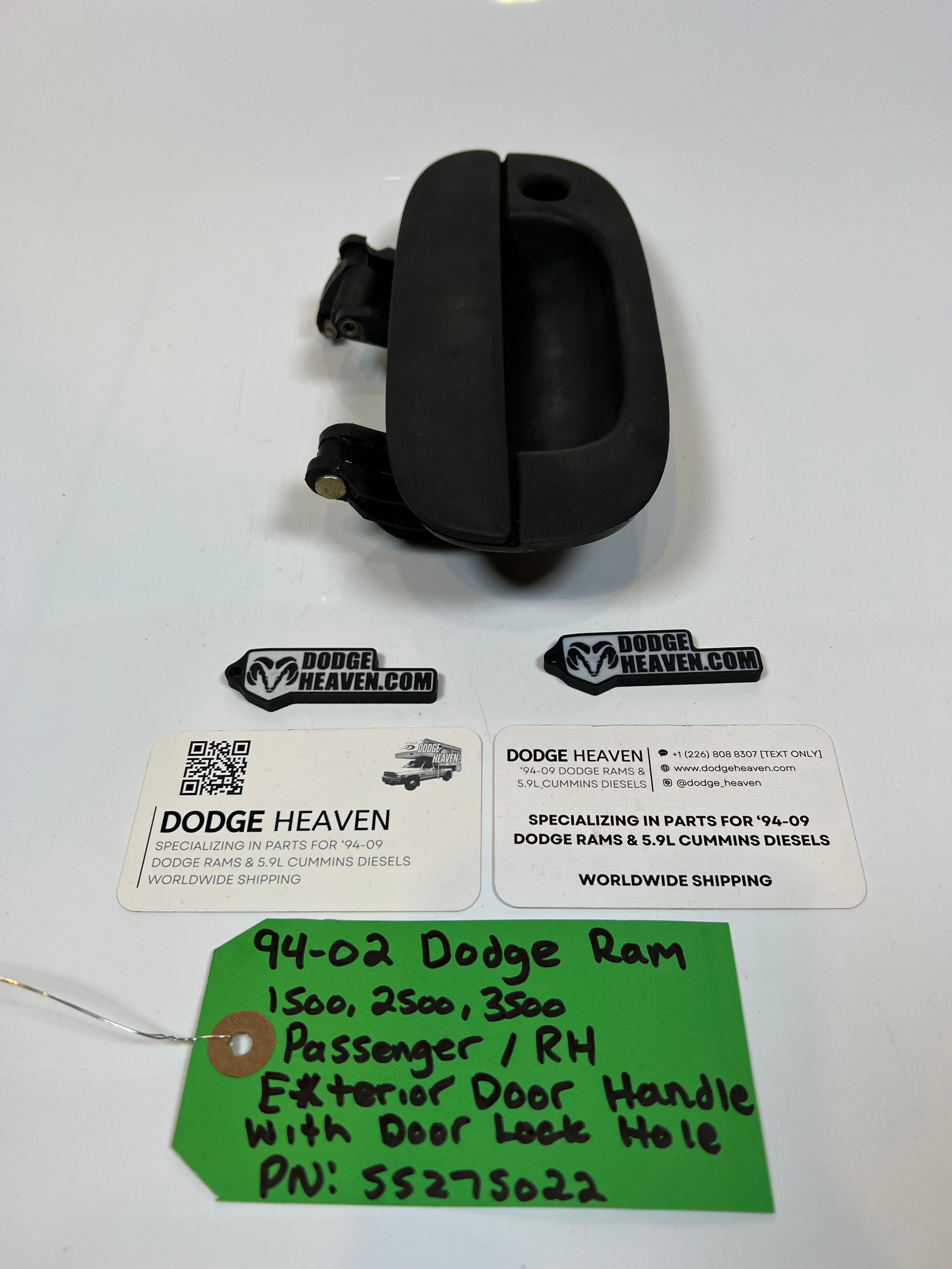 1994-2002 Dodge Ram Passenger Exterior Door Handle 1500 2500 3500