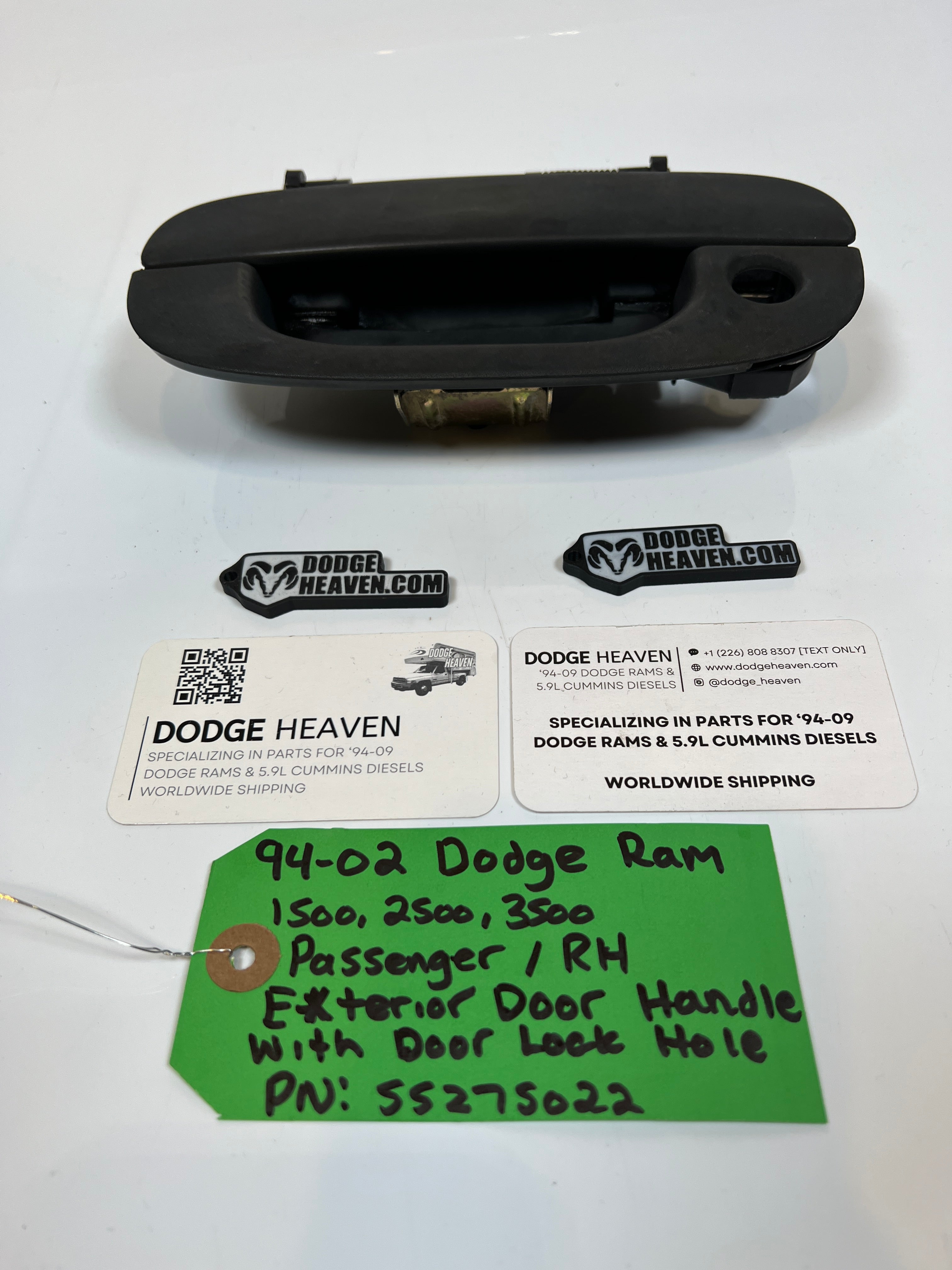1994-2002 Dodge Ram Passenger Exterior Door Handle 1500 2500 3500