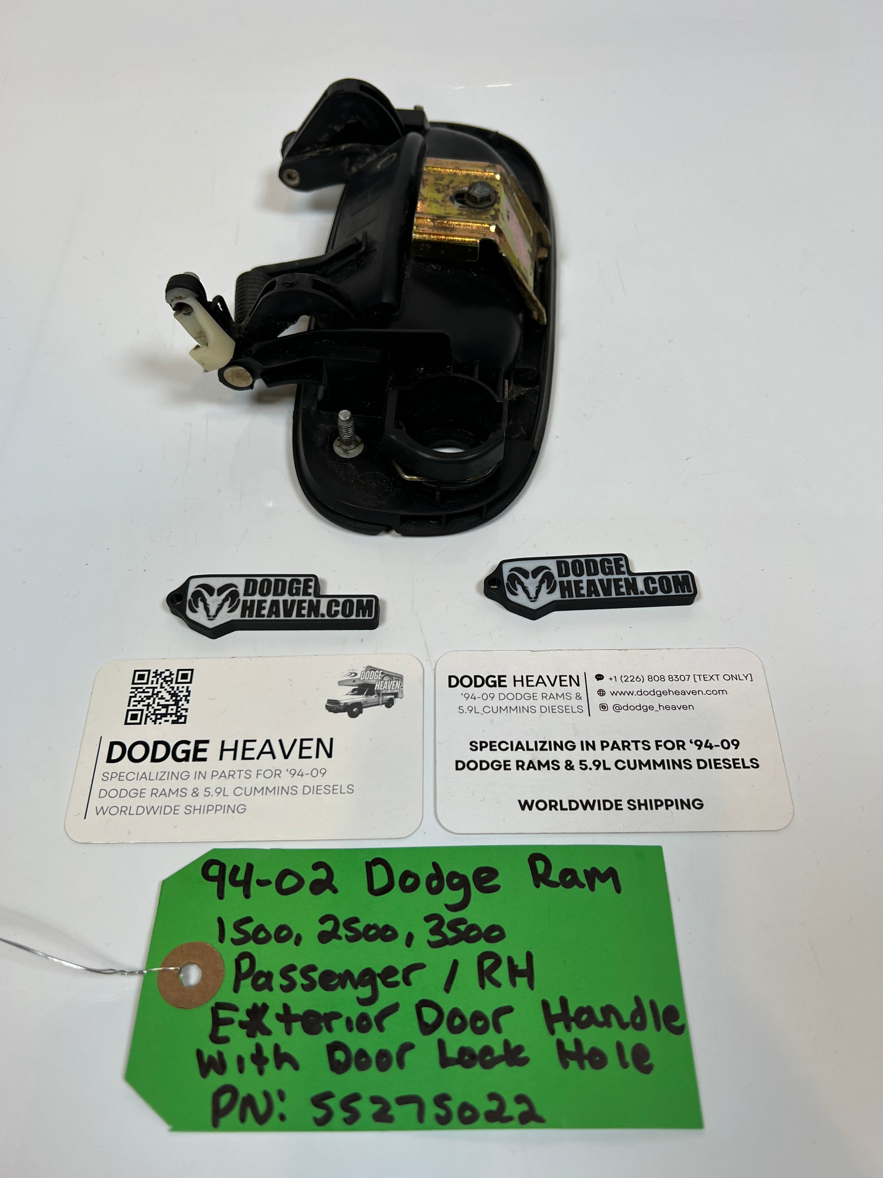 1994-2002 Dodge Ram Passenger Exterior Door Handle 1500 2500 3500