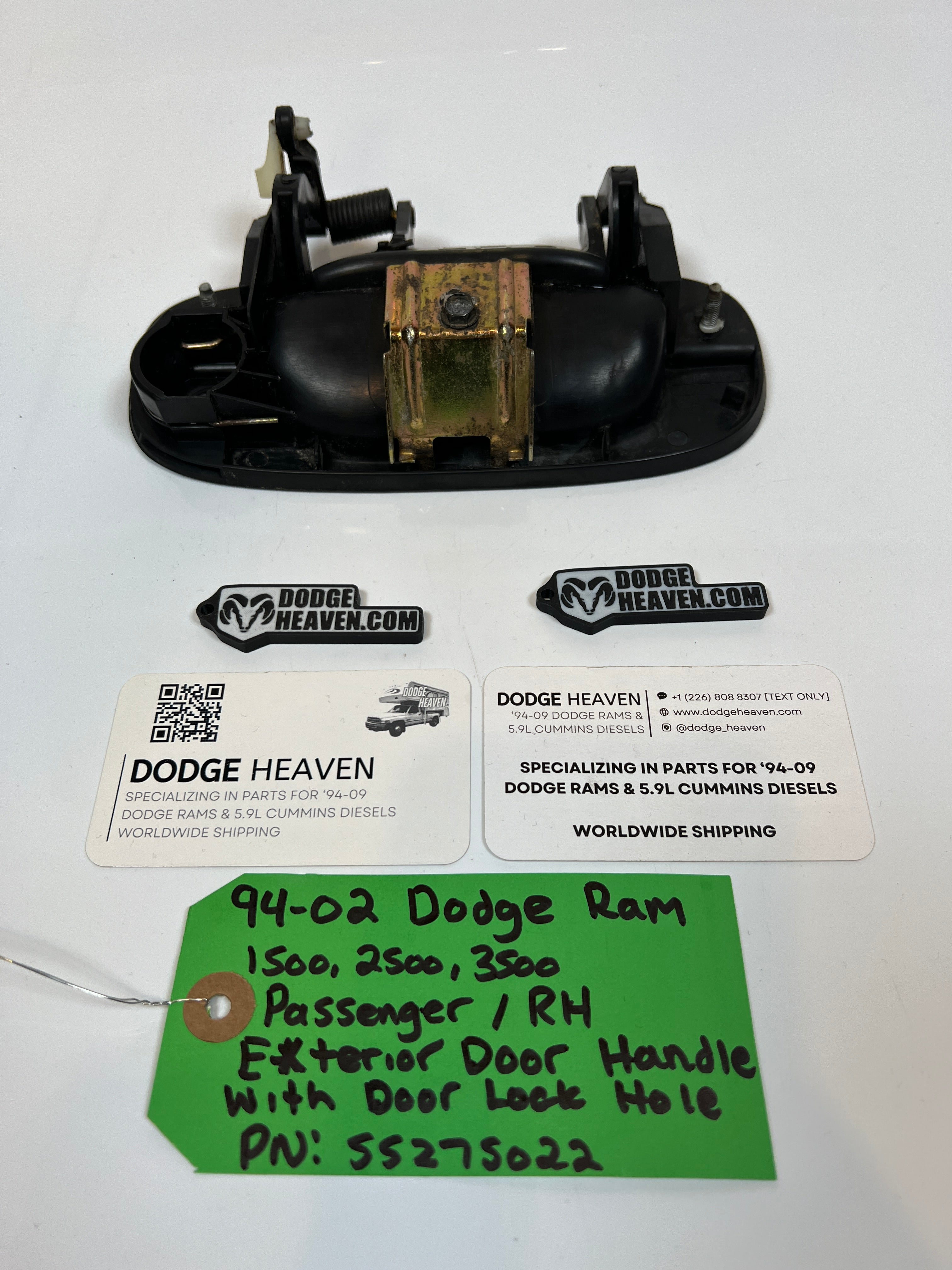 1994-2002 Dodge Ram Passenger Exterior Door Handle 1500 2500 3500