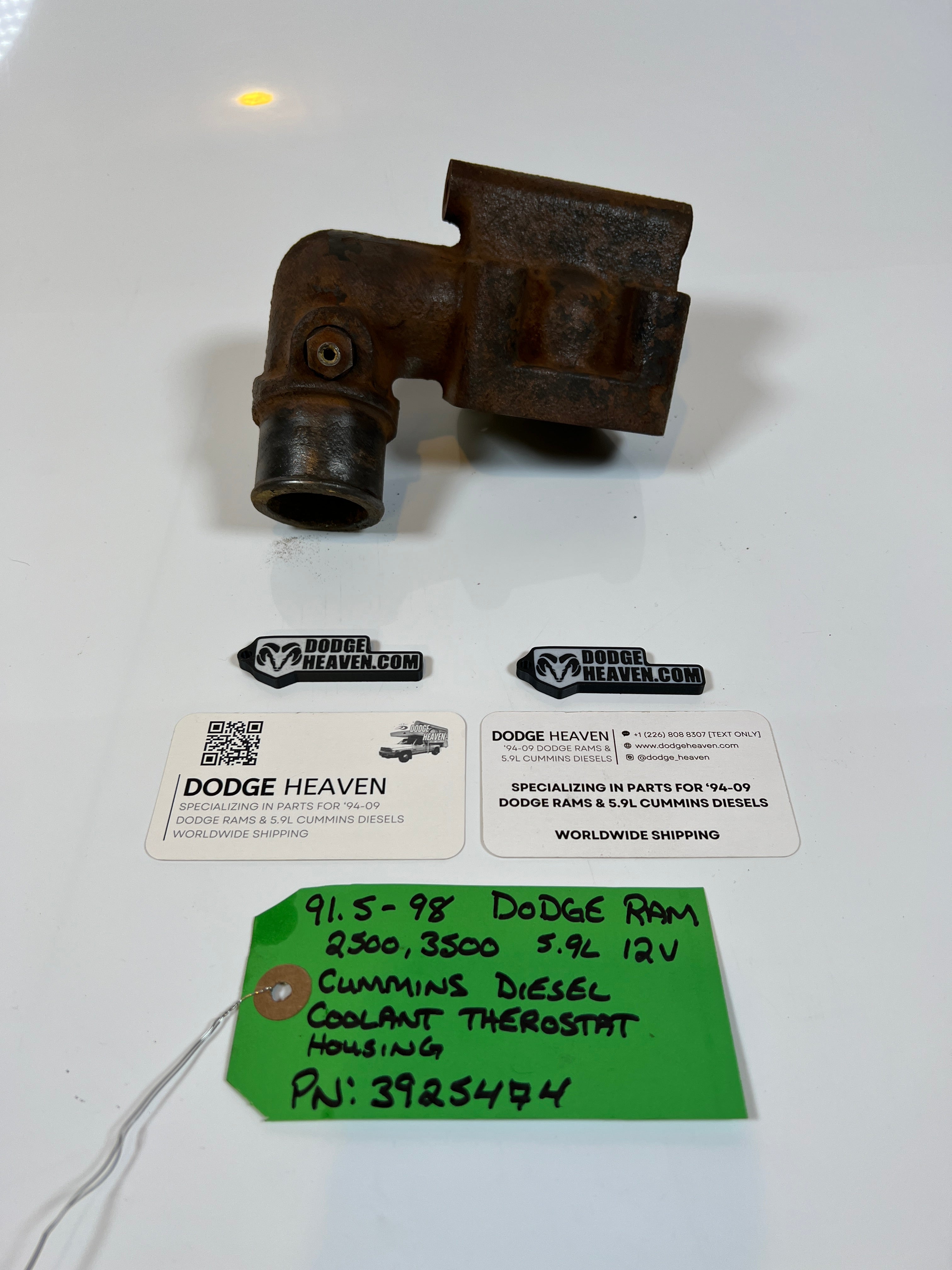 1991.5-1998 Dodge Ram 12V 5.9L Cummins Coolant Thermostat Housing