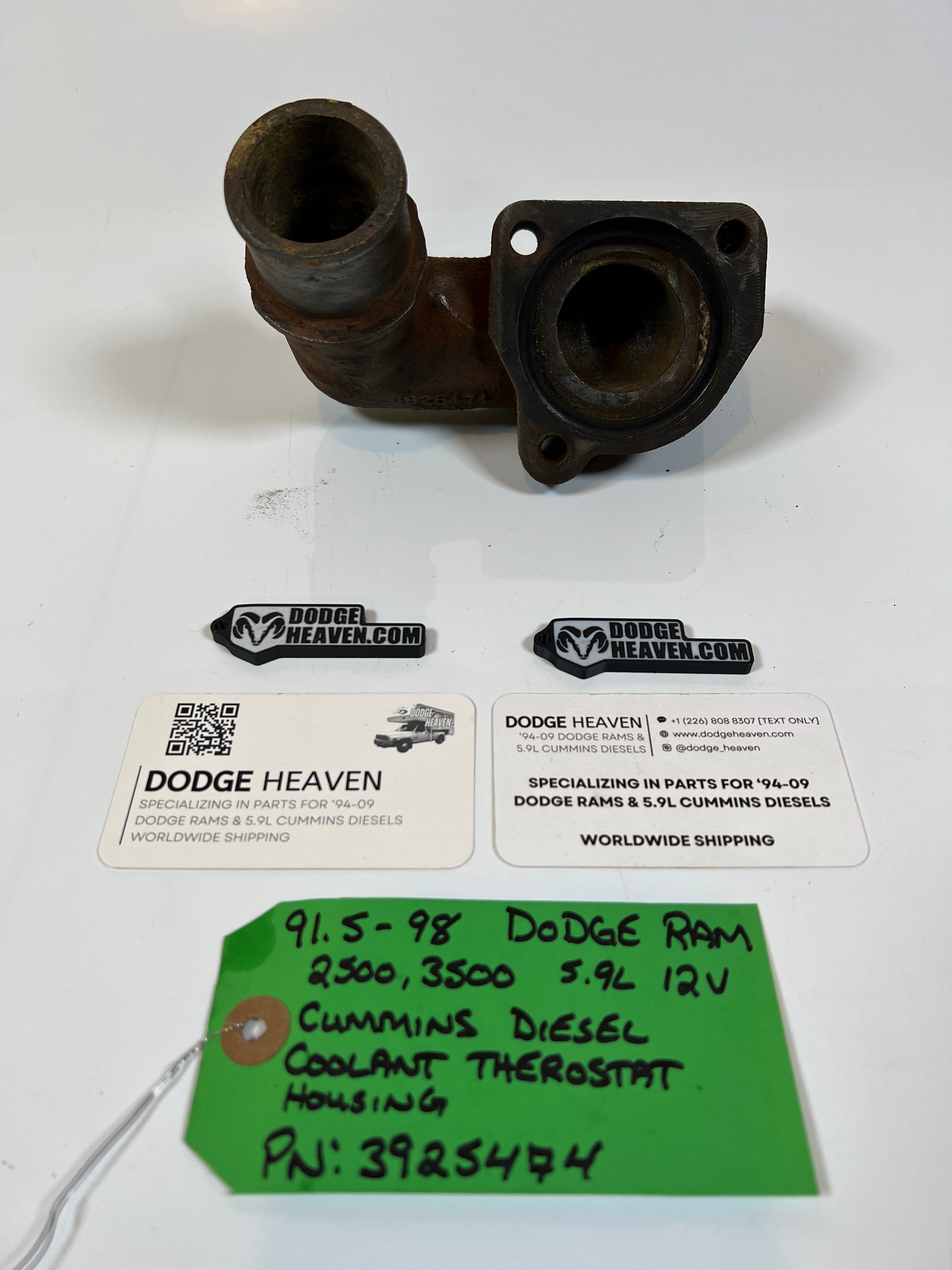 1991.5-1998 Dodge Ram 12V 5.9L Cummins Coolant Thermostat Housing