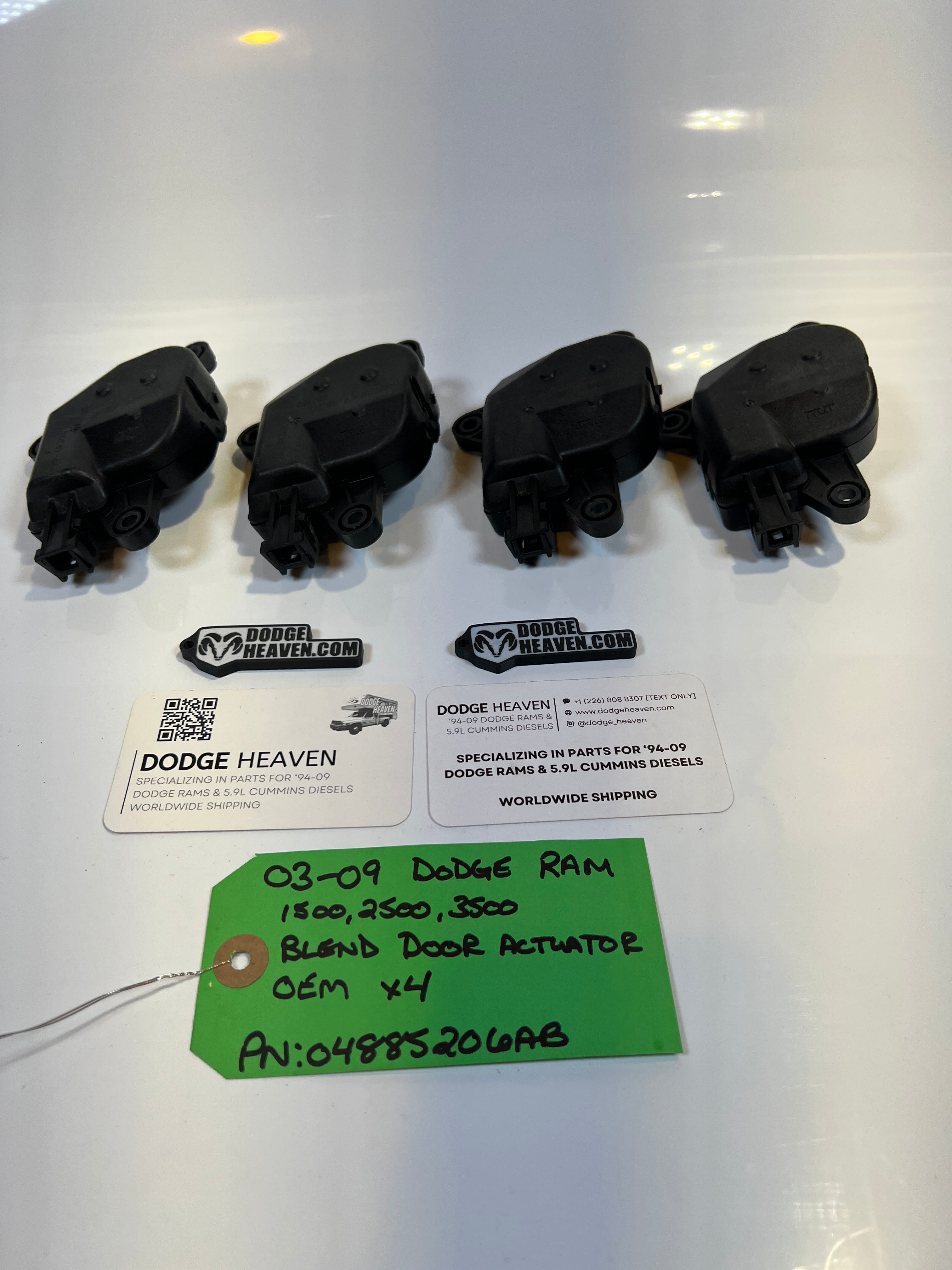 2002-2009 Dodge Ram Blend Door Actuators Qty 4 1500 2500 3500