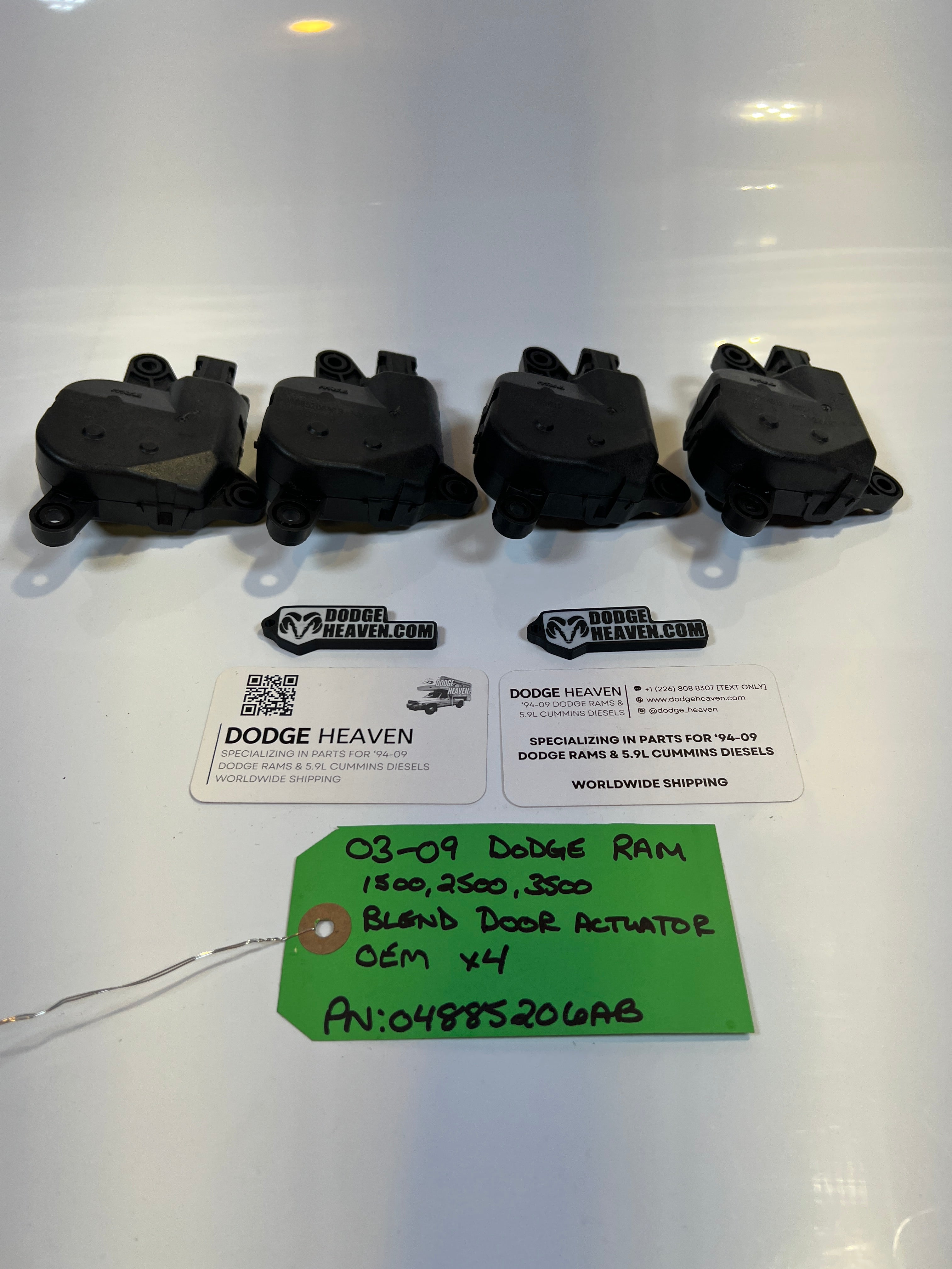 2002-2009 Dodge Ram Blend Door Actuators Qty 4 1500 2500 3500