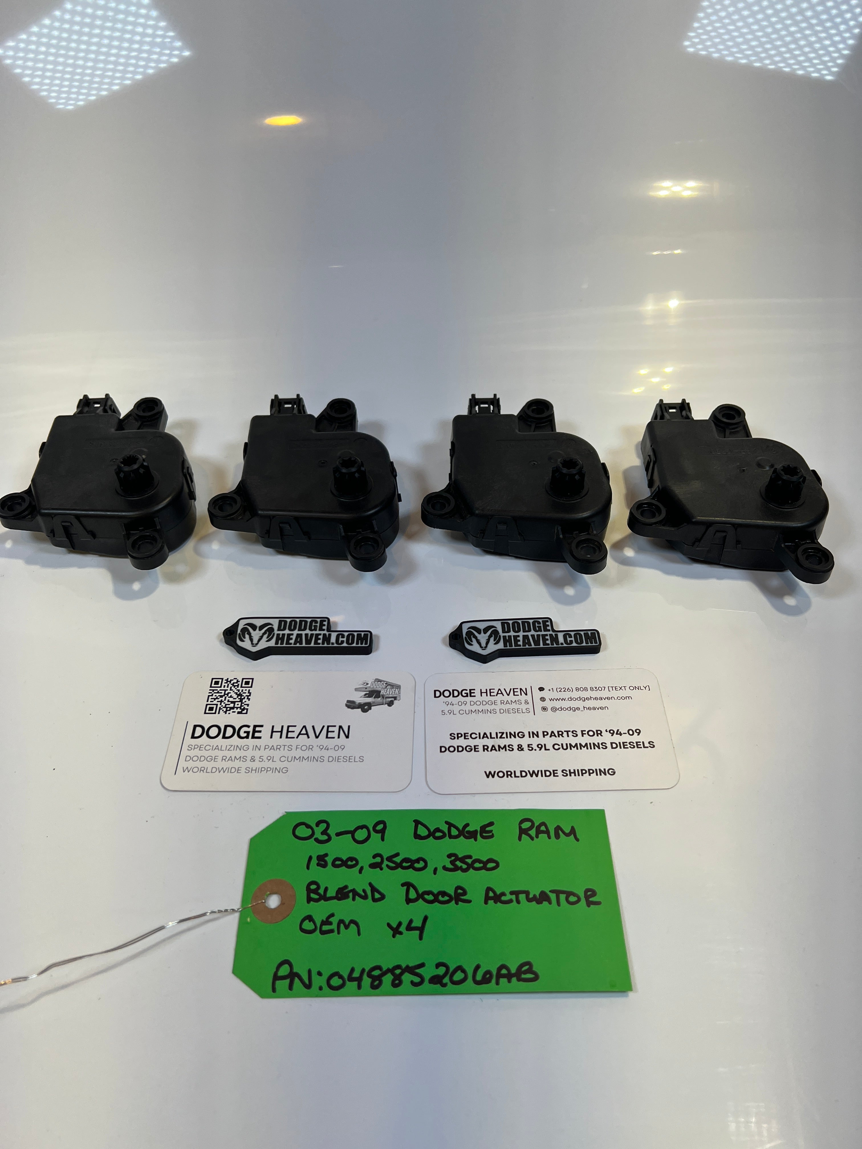 2002-2009 Dodge Ram Blend Door Actuators Qty 4 1500 2500 3500