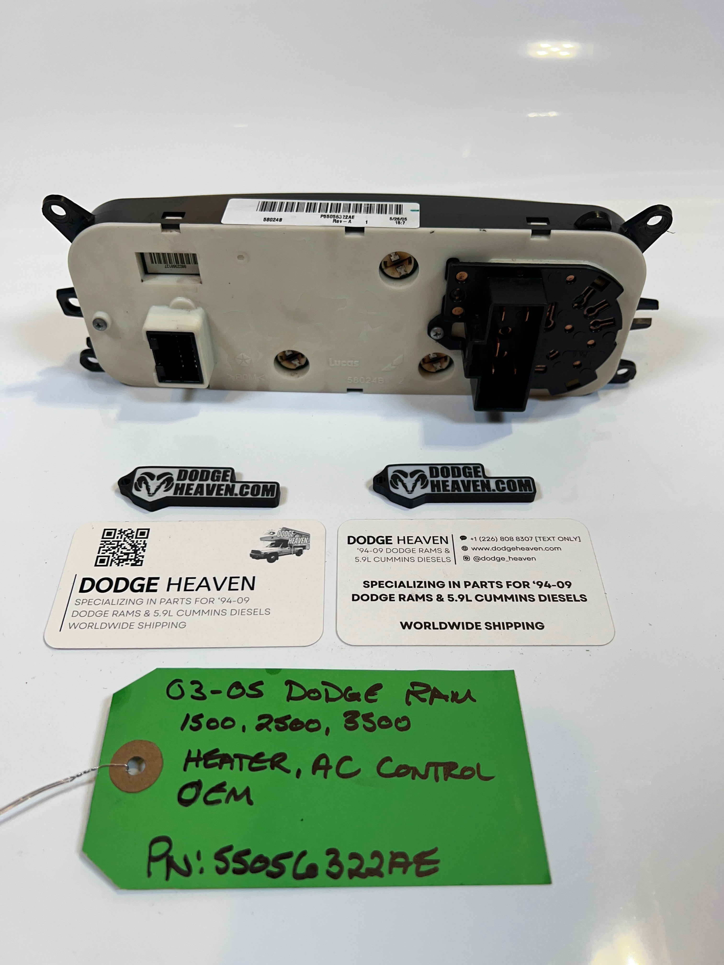 2002-2009 Dodge Ram A/C Heater Climate Control Unit 1500 2500 3500