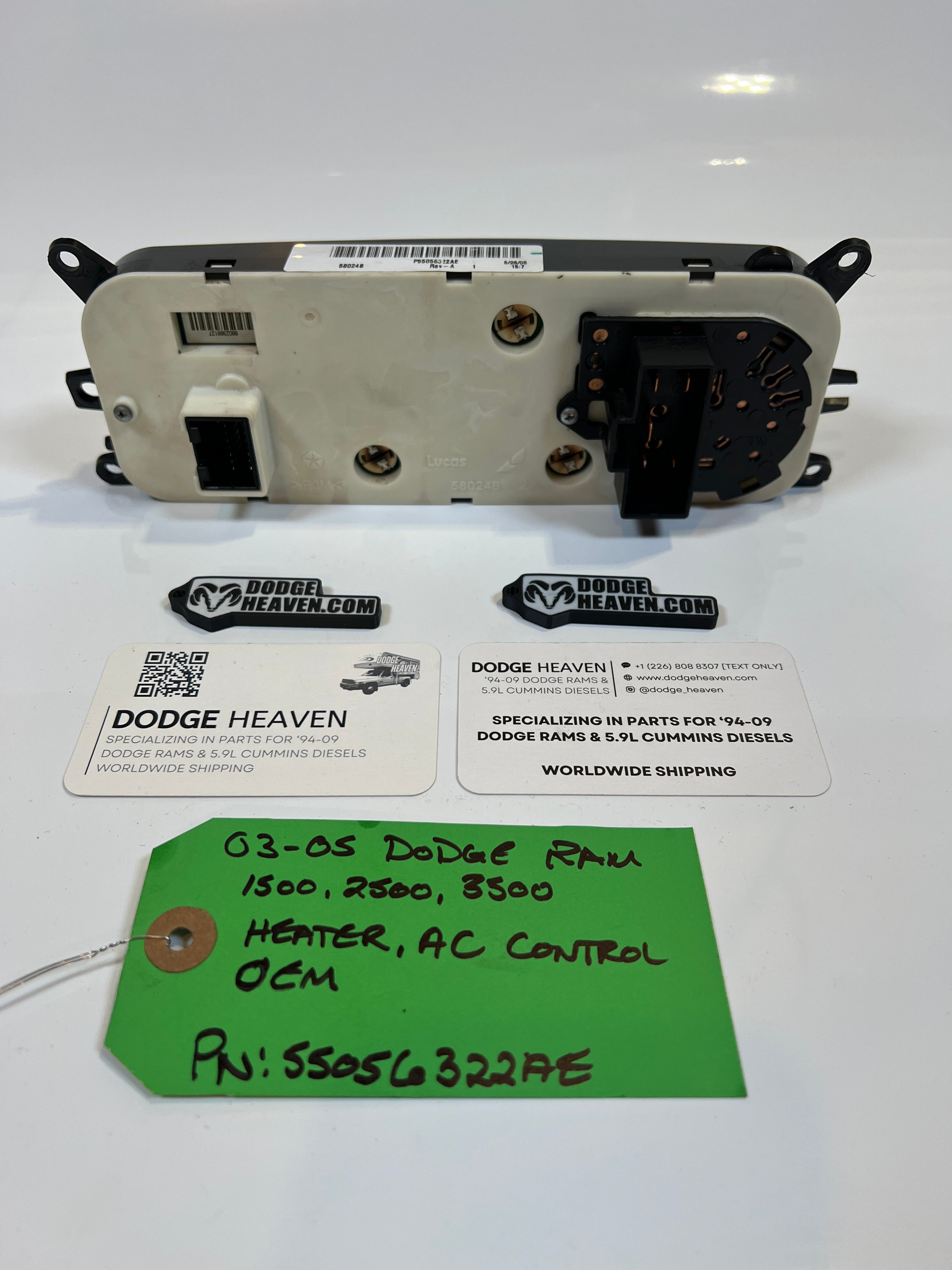 2002-2009 Dodge Ram A/C Heater Climate Control Unit 1500 2500 3500