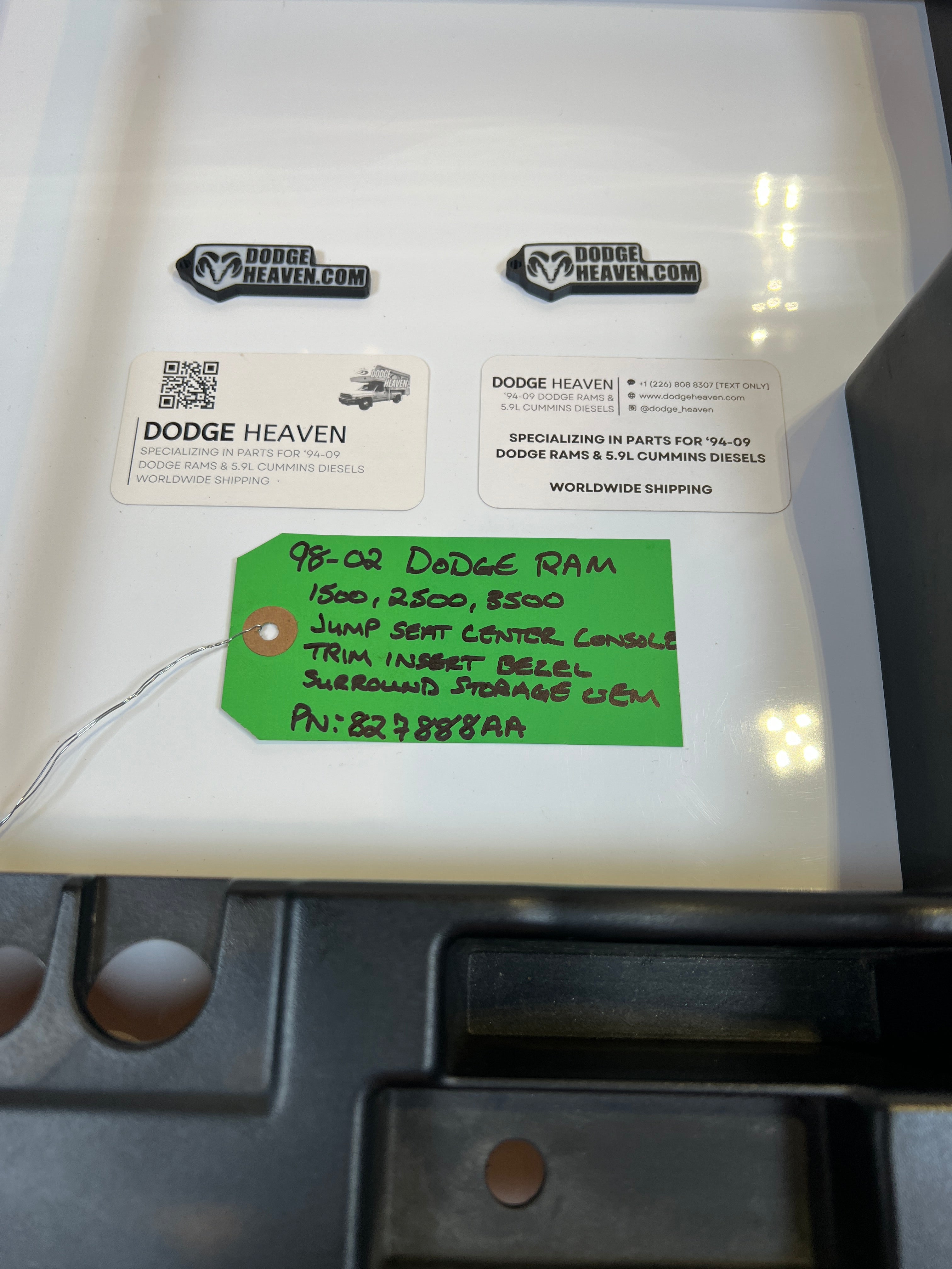 1998-2002 Dodge Ram Center Console Trim Insert Bezel Surround