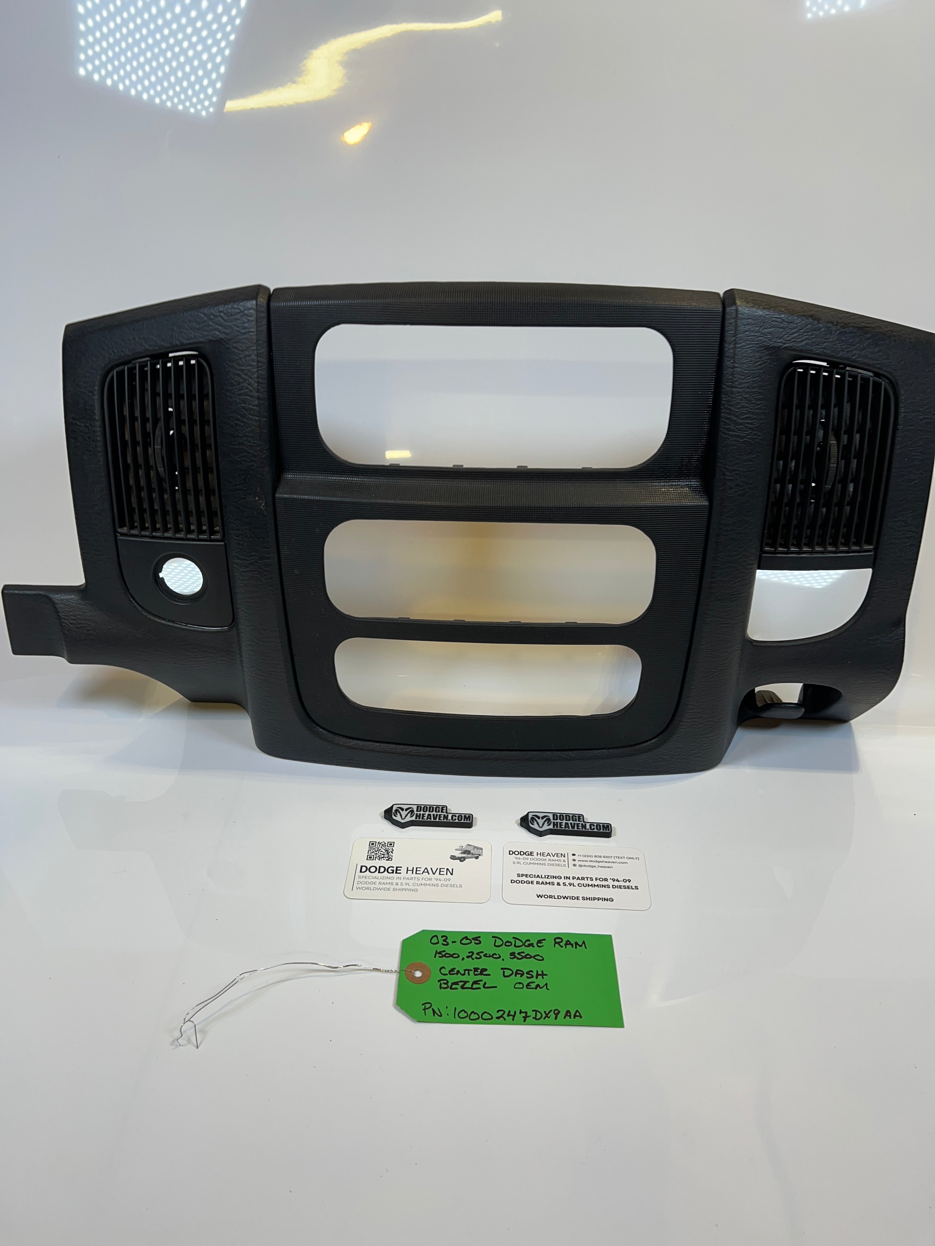 2002-2005 Dodge Ram Center Dash Radio Bezel Dark Slate Grey