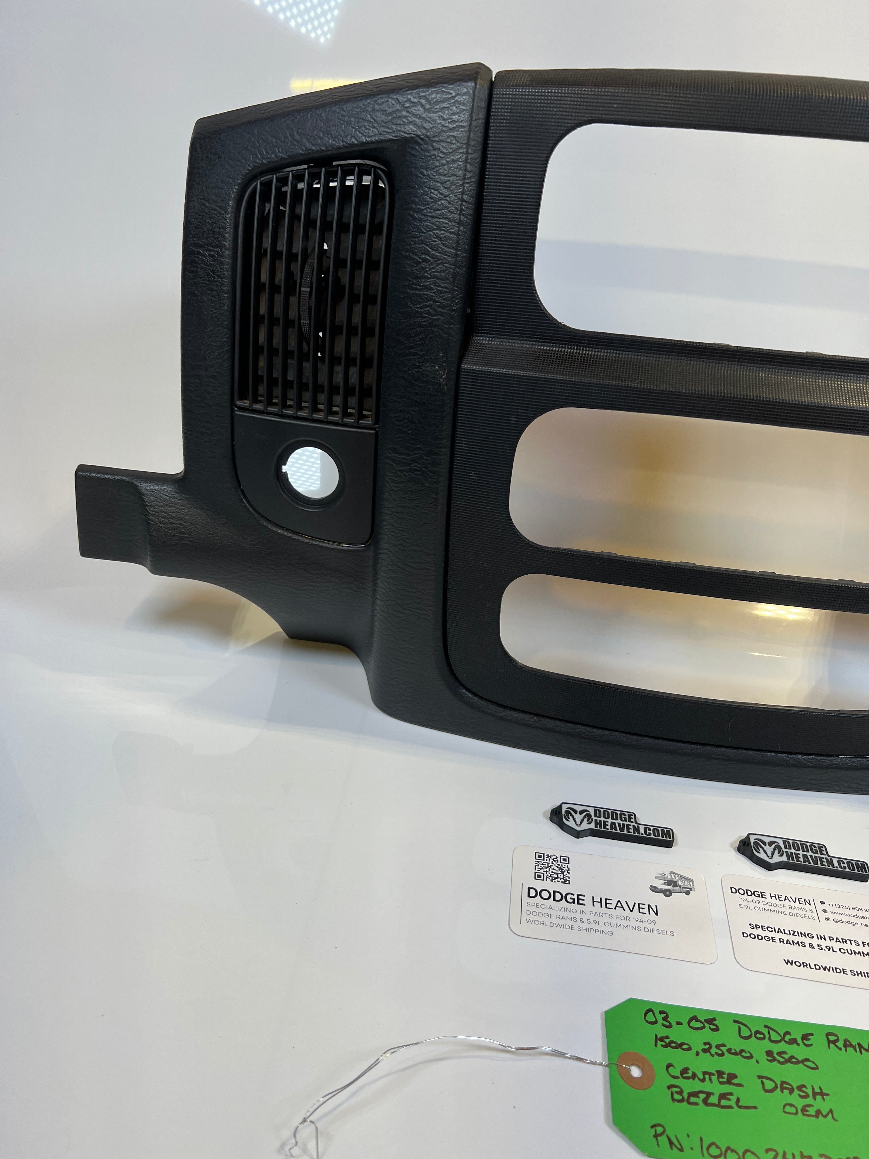 2002-2005 Dodge Ram Center Dash Radio Bezel Dark Slate Grey