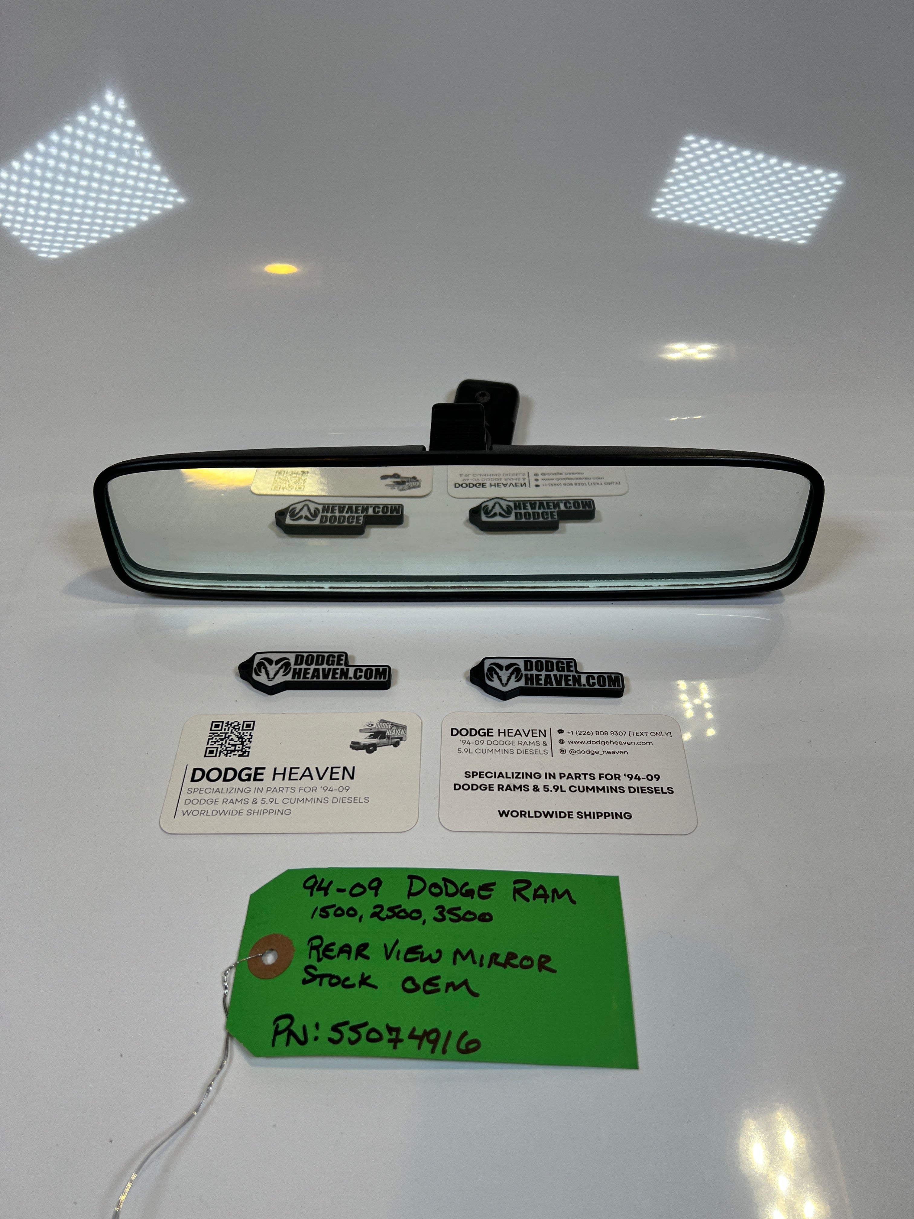 1994-2009 Dodge Ram Rear View Mirror 1500 2500 3500