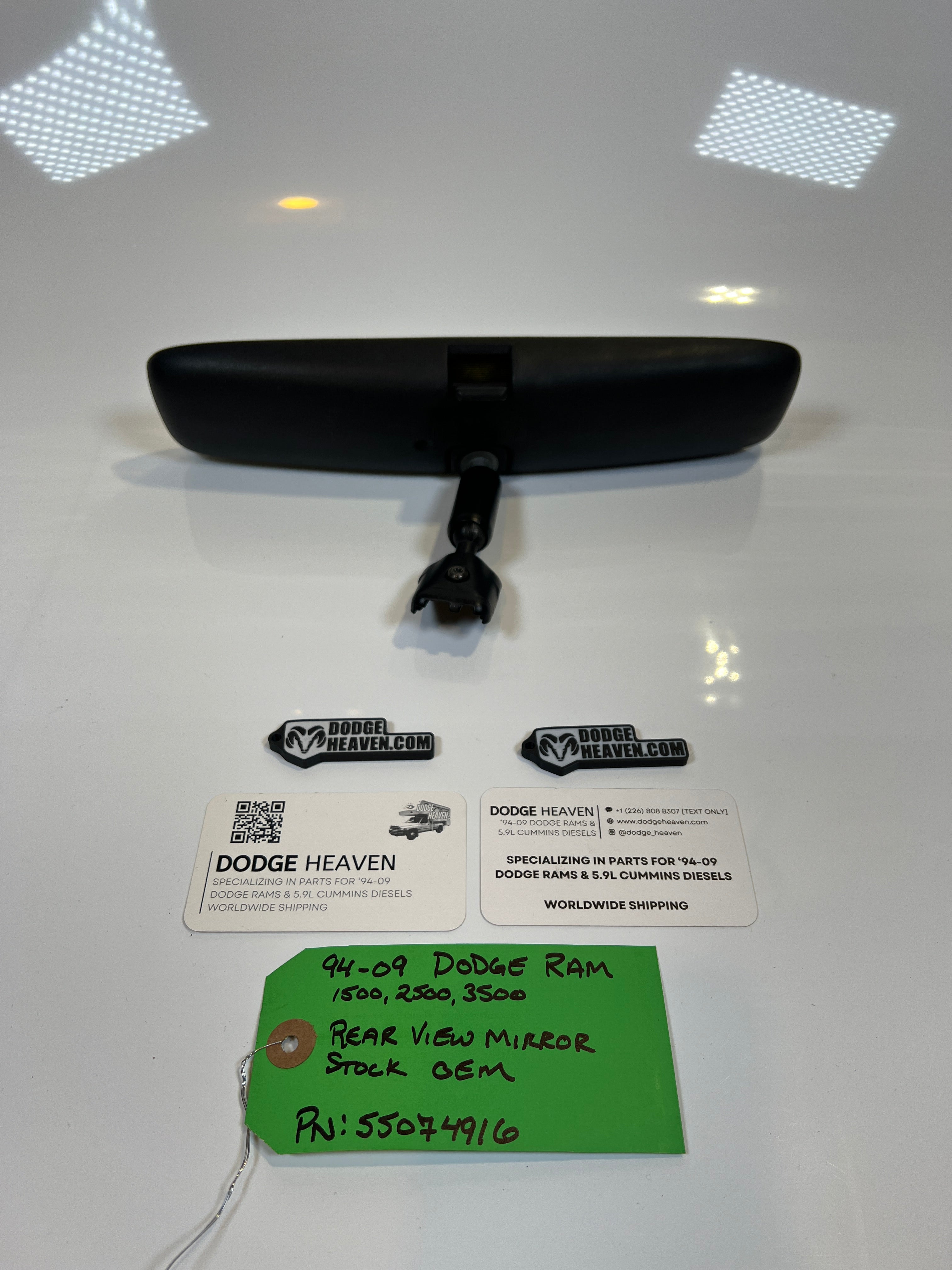 1994-2009 Dodge Ram Rear View Mirror 1500 2500 3500