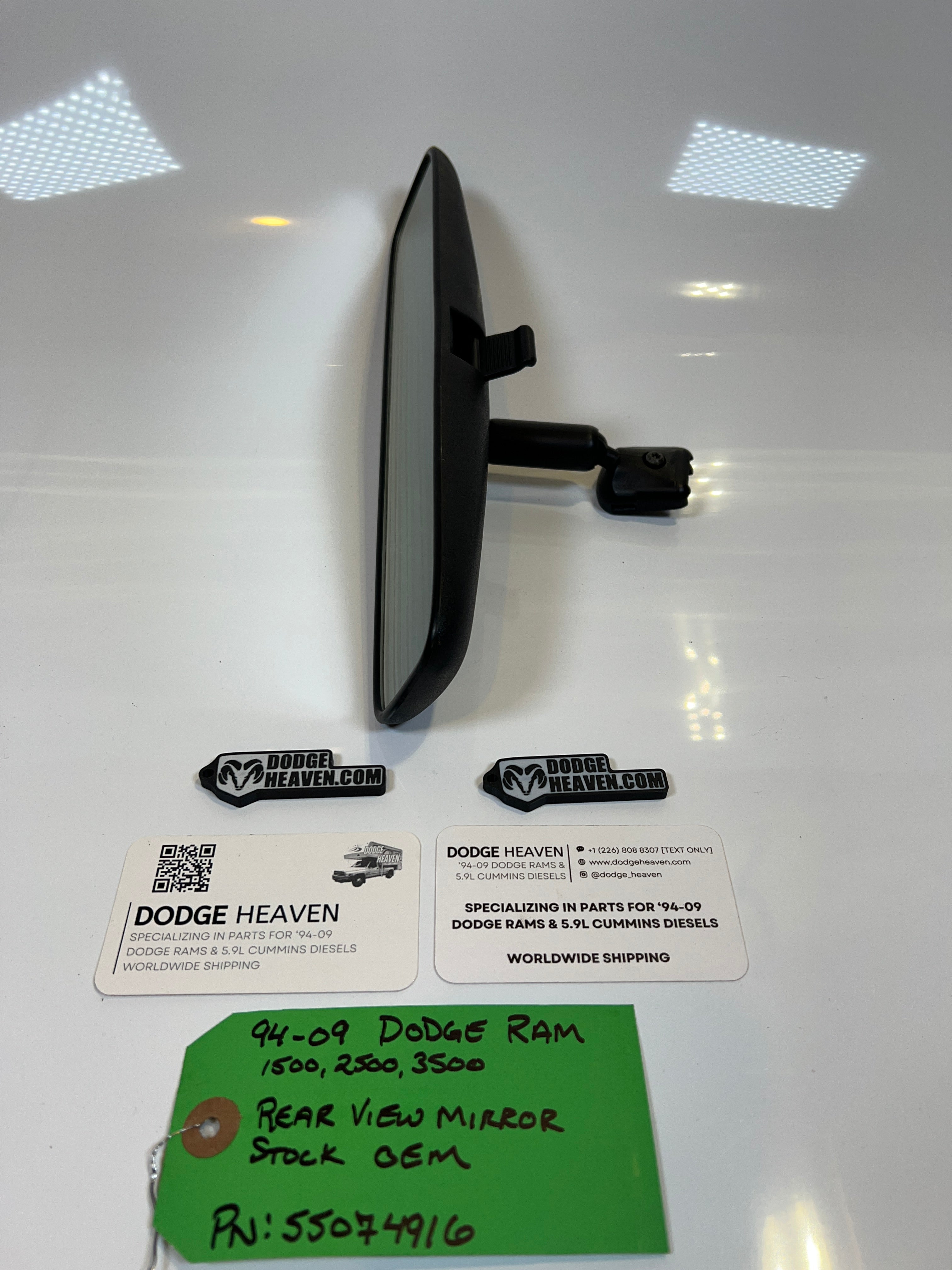 1994-2009 Dodge Ram Rear View Mirror 1500 2500 3500