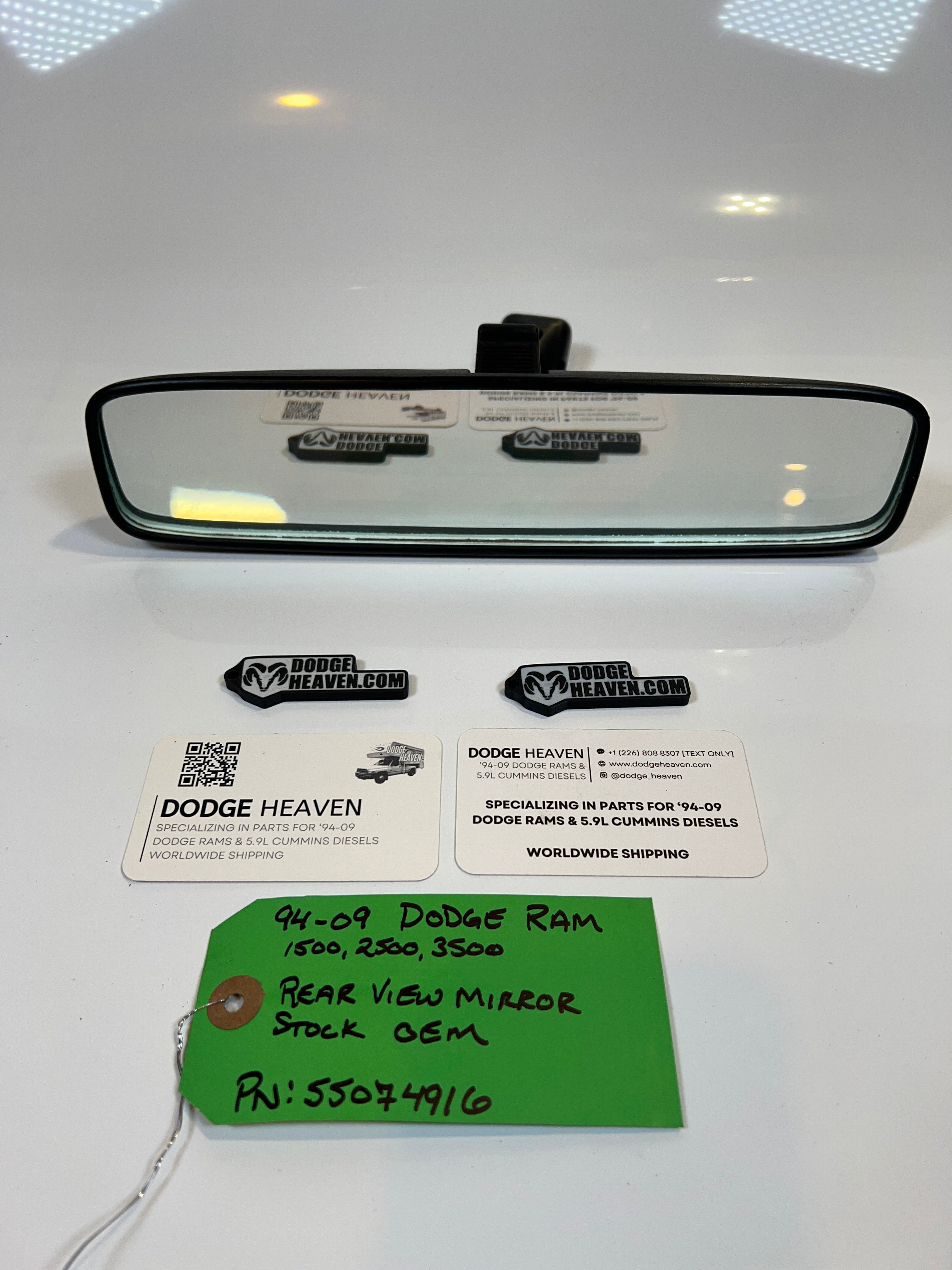 1994-2009 Dodge Ram Rear View Mirror 1500 2500 3500
