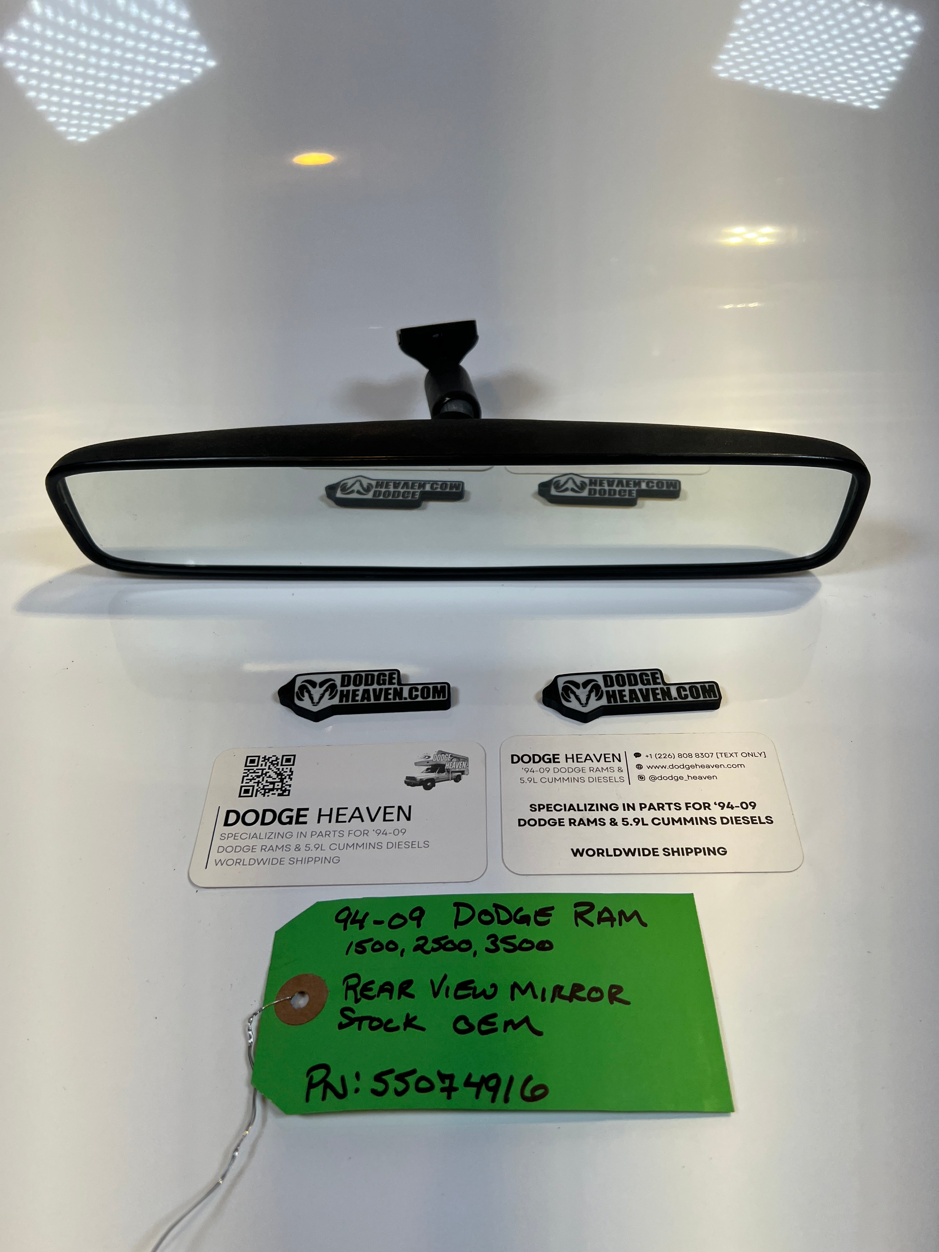 1994-2009 Dodge Ram Rear View Mirror 1500 2500 3500