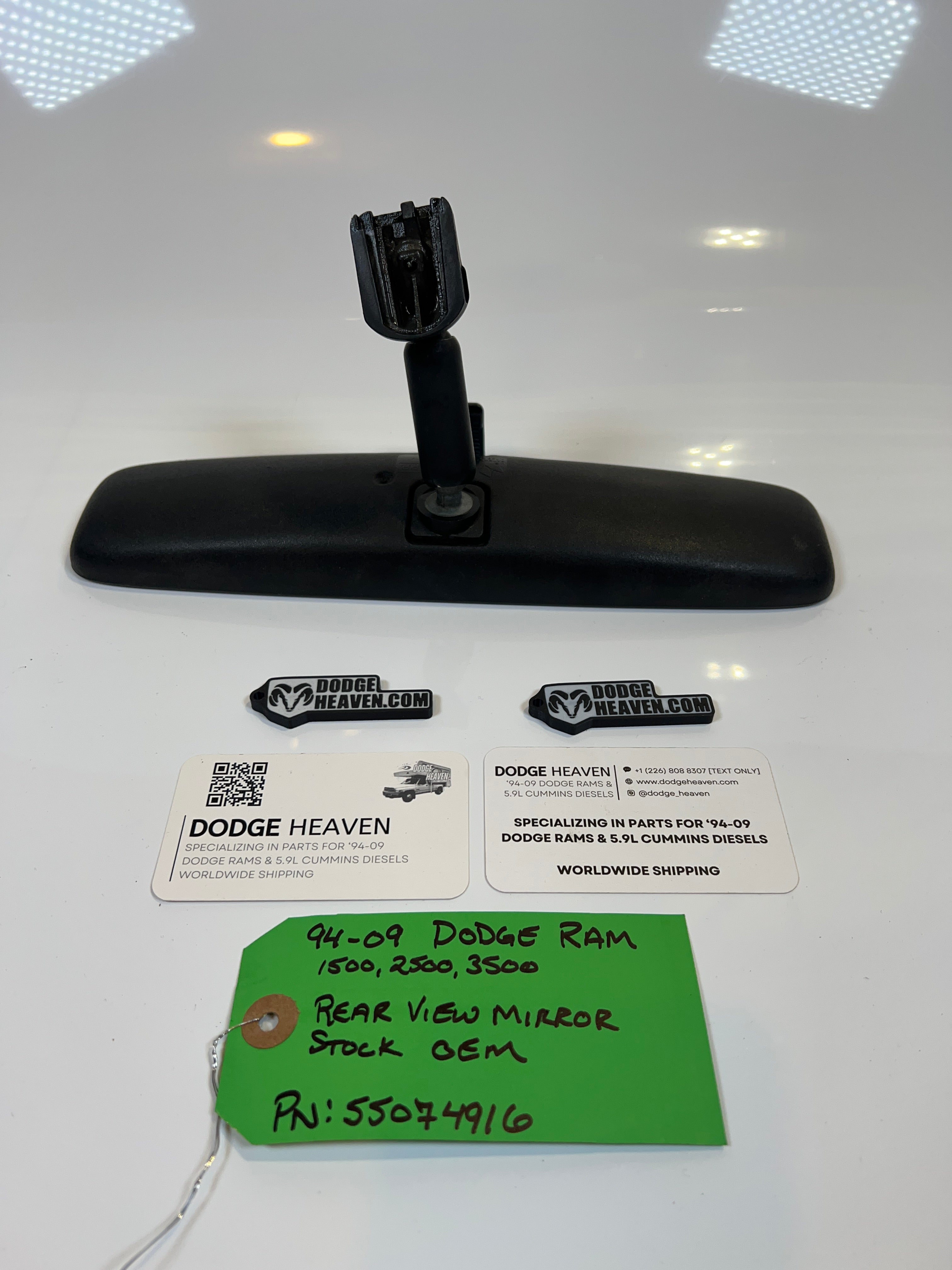 1994-2009 Dodge Ram Rear View Mirror 1500 2500 3500