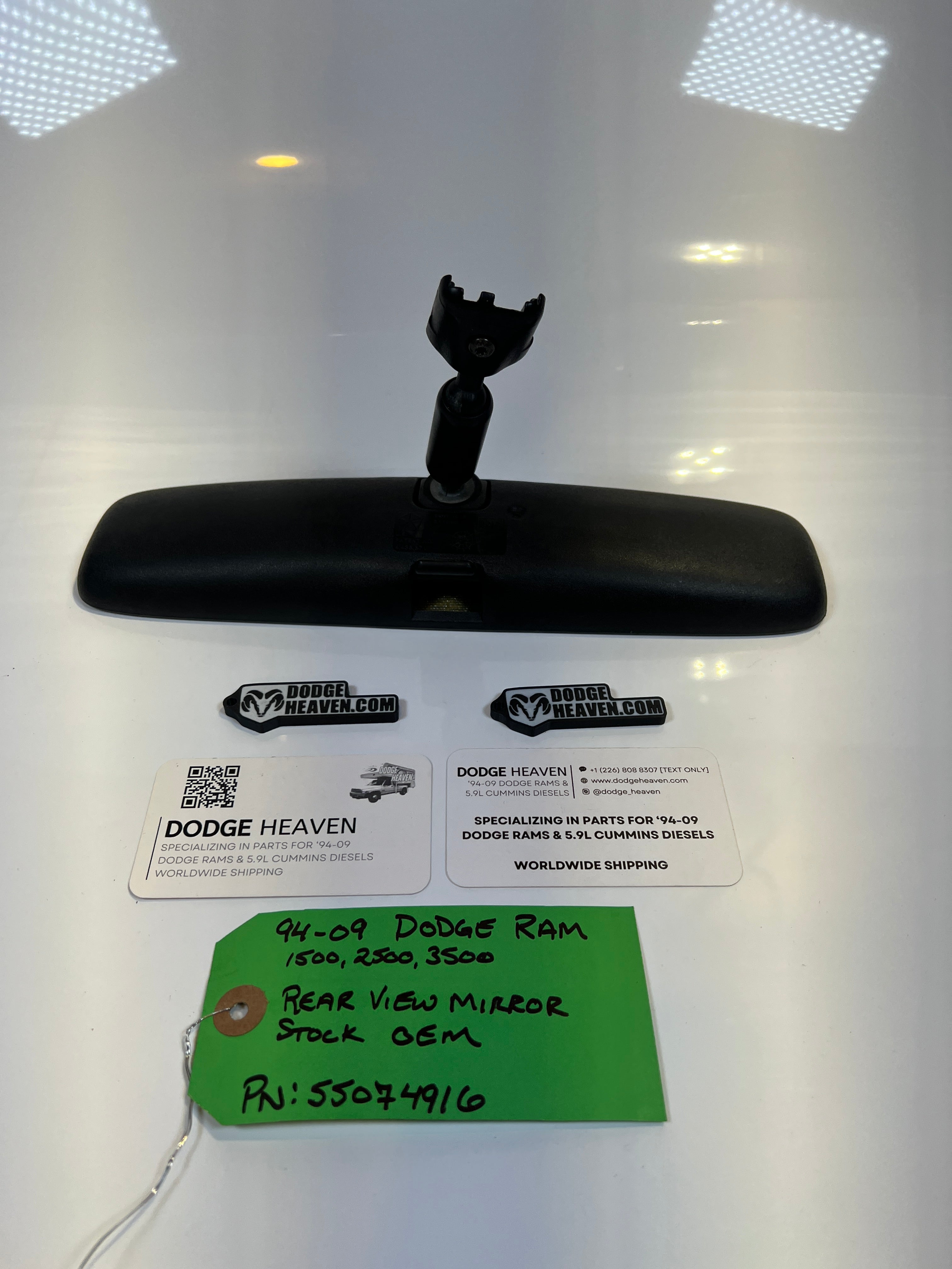 1994-2009 Dodge Ram Rear View Mirror 1500 2500 3500