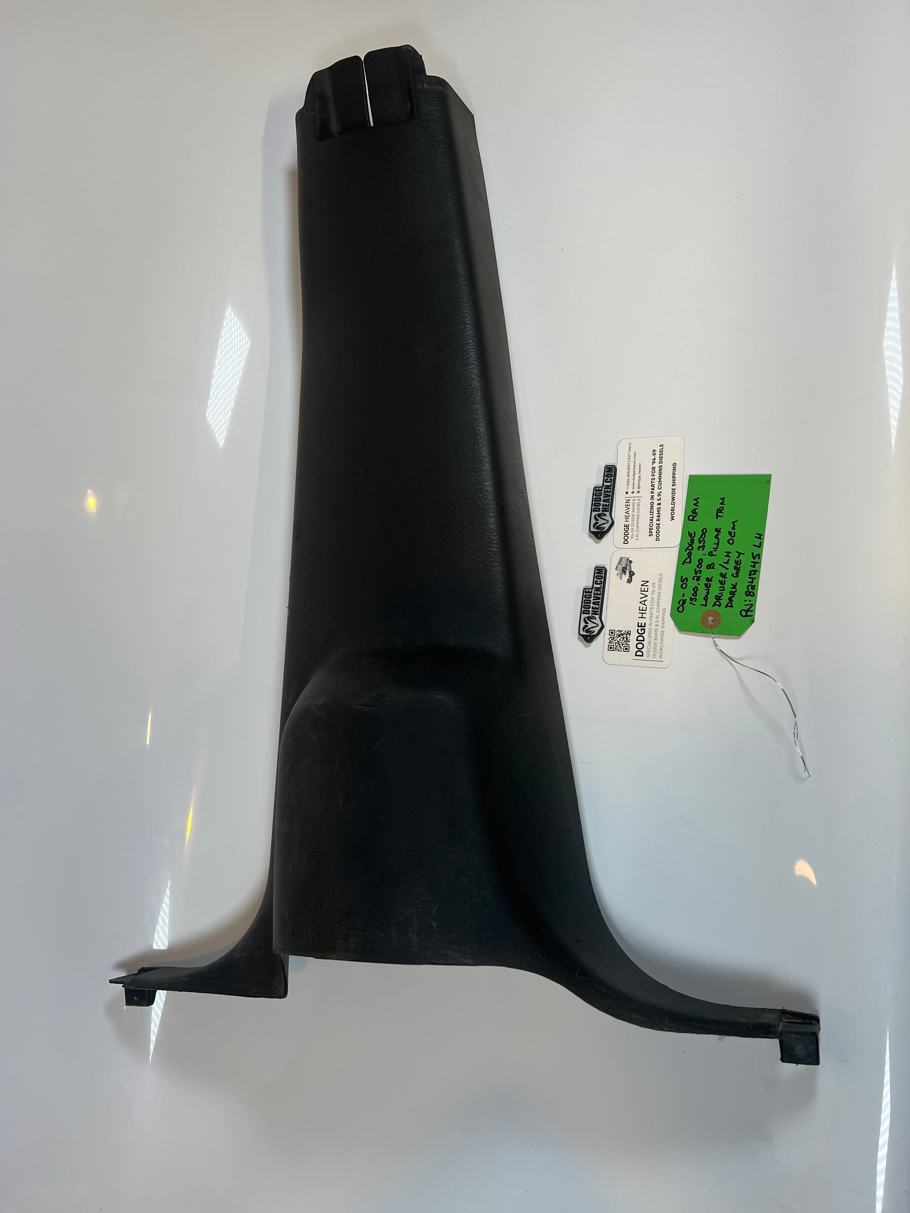 2002-2005 Dodge Ram Lower B Pillar Trim Cover Driver LH Dark Grey