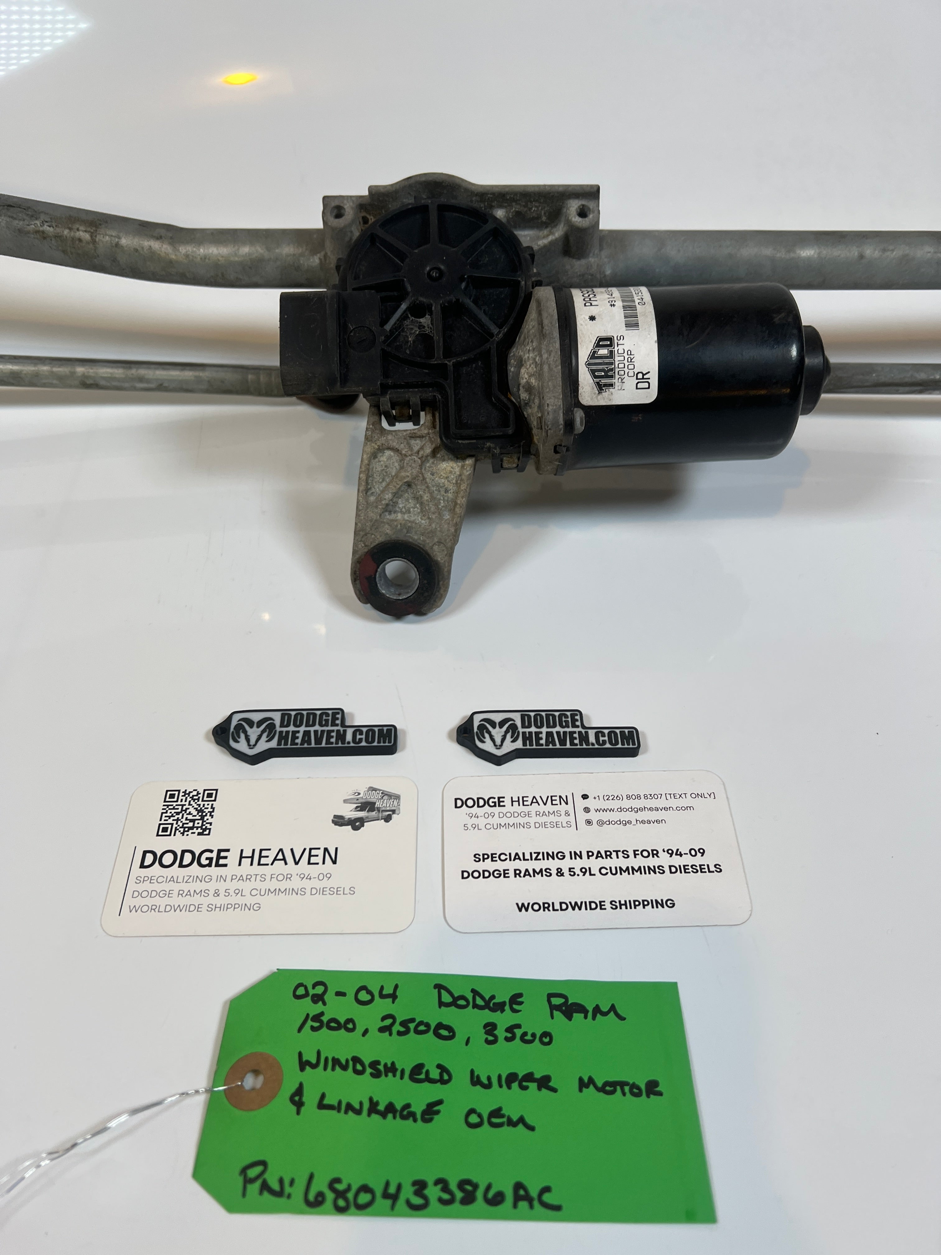 2002-2004 Dodge Ram Windshield Wiper Motor & Linkage
