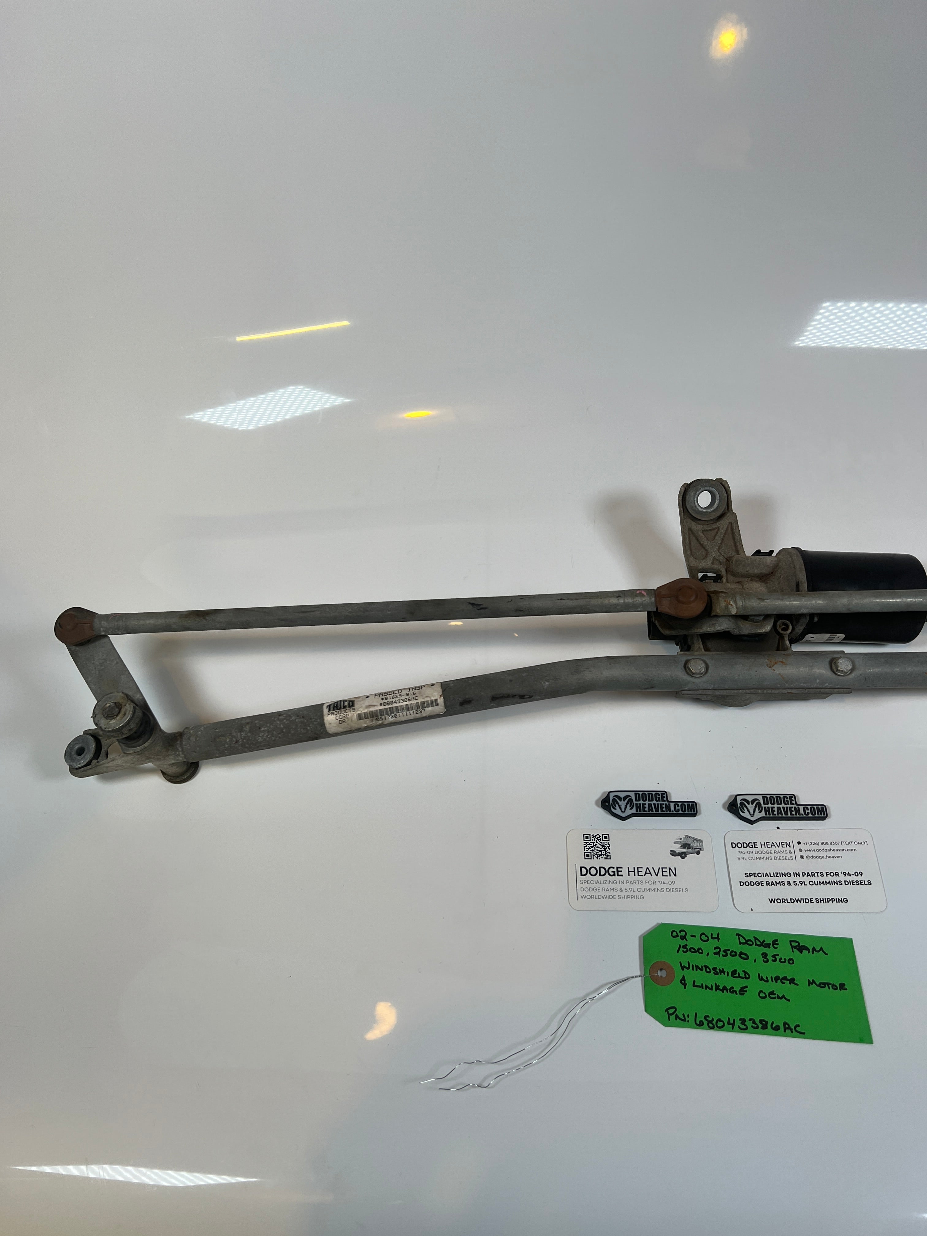 2002-2004 Dodge Ram Windshield Wiper Motor & Linkage