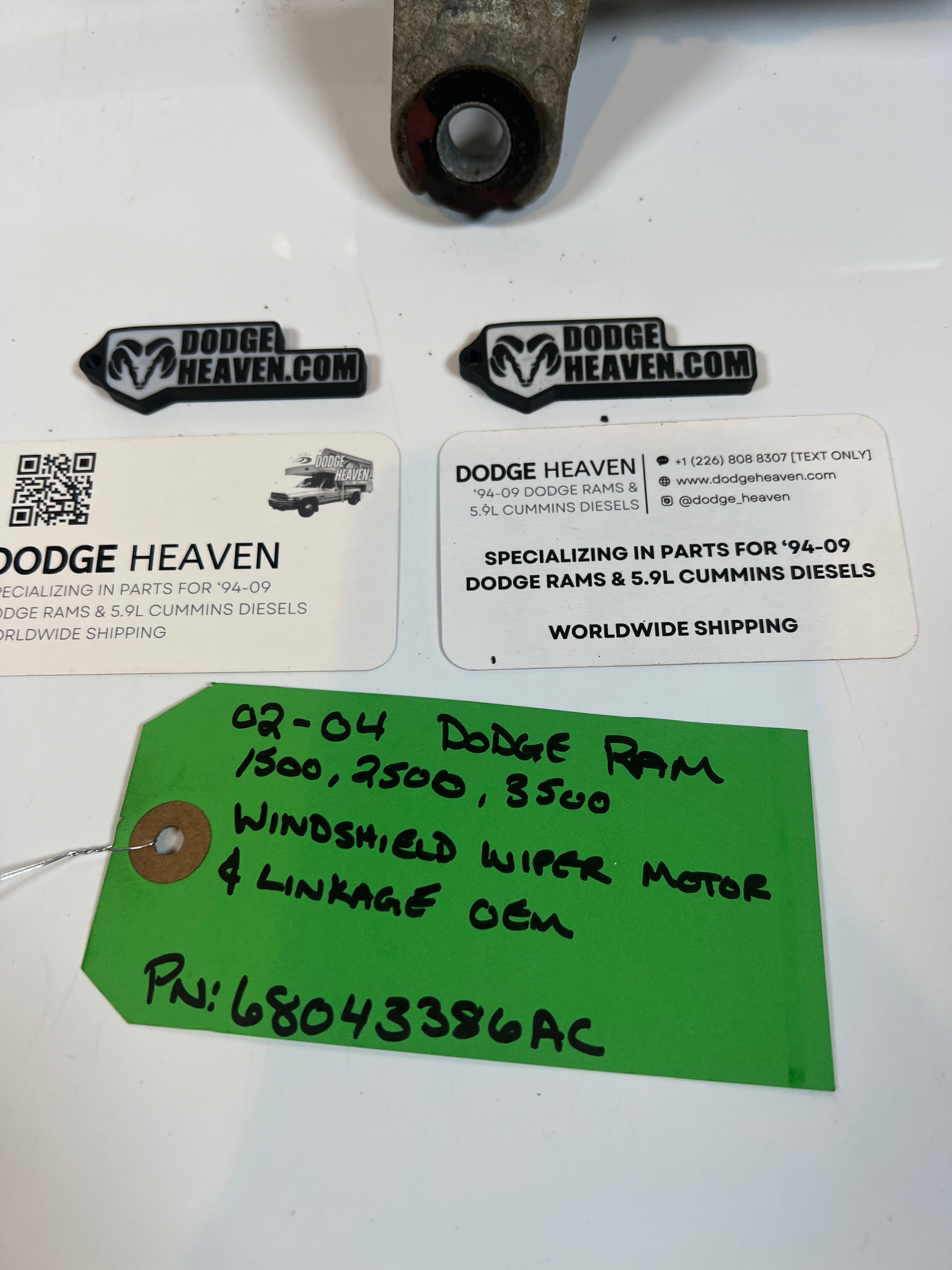 2002-2004 Dodge Ram Windshield Wiper Motor & Linkage