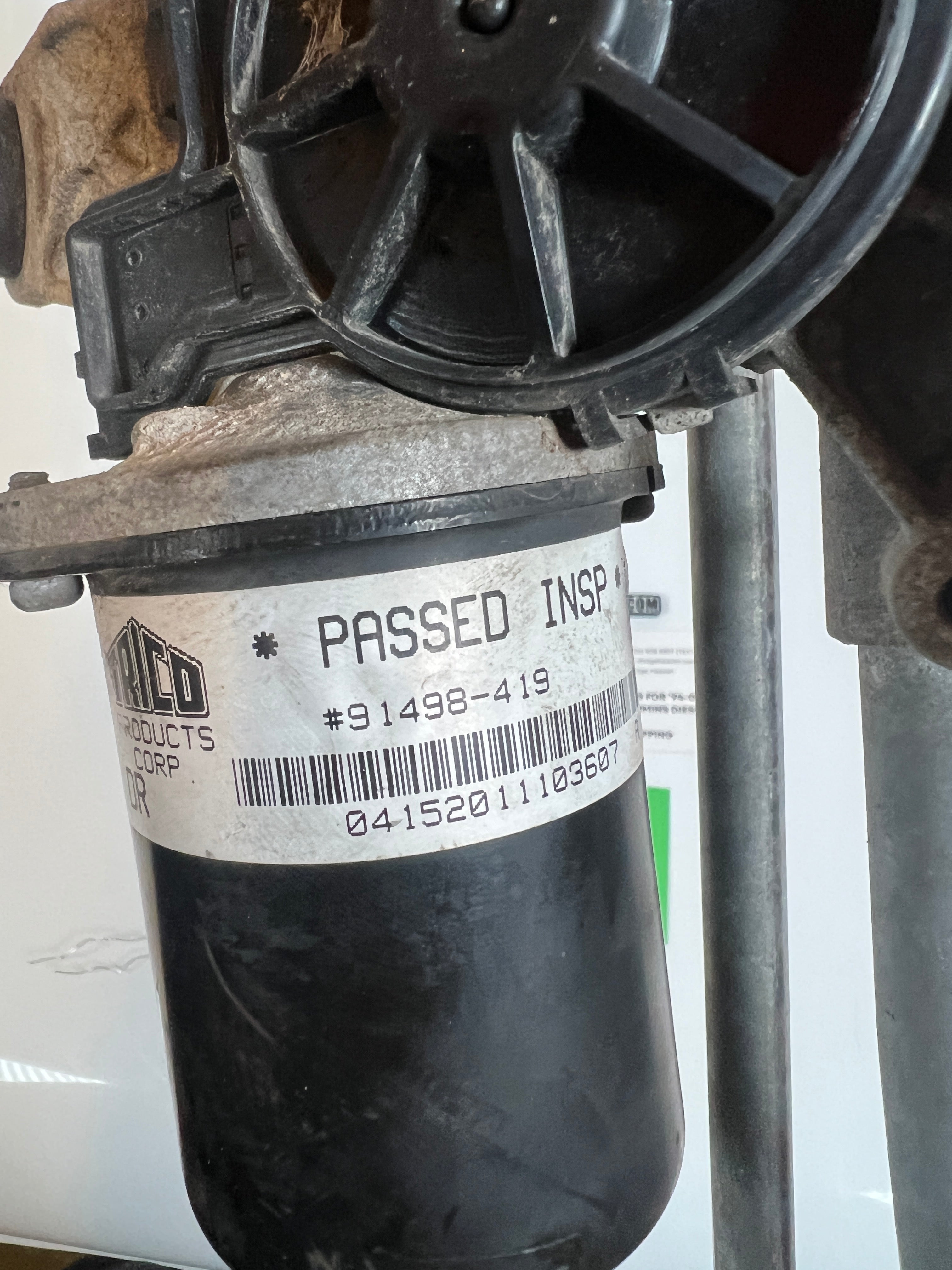 2002-2004 Dodge Ram Windshield Wiper Motor & Linkage